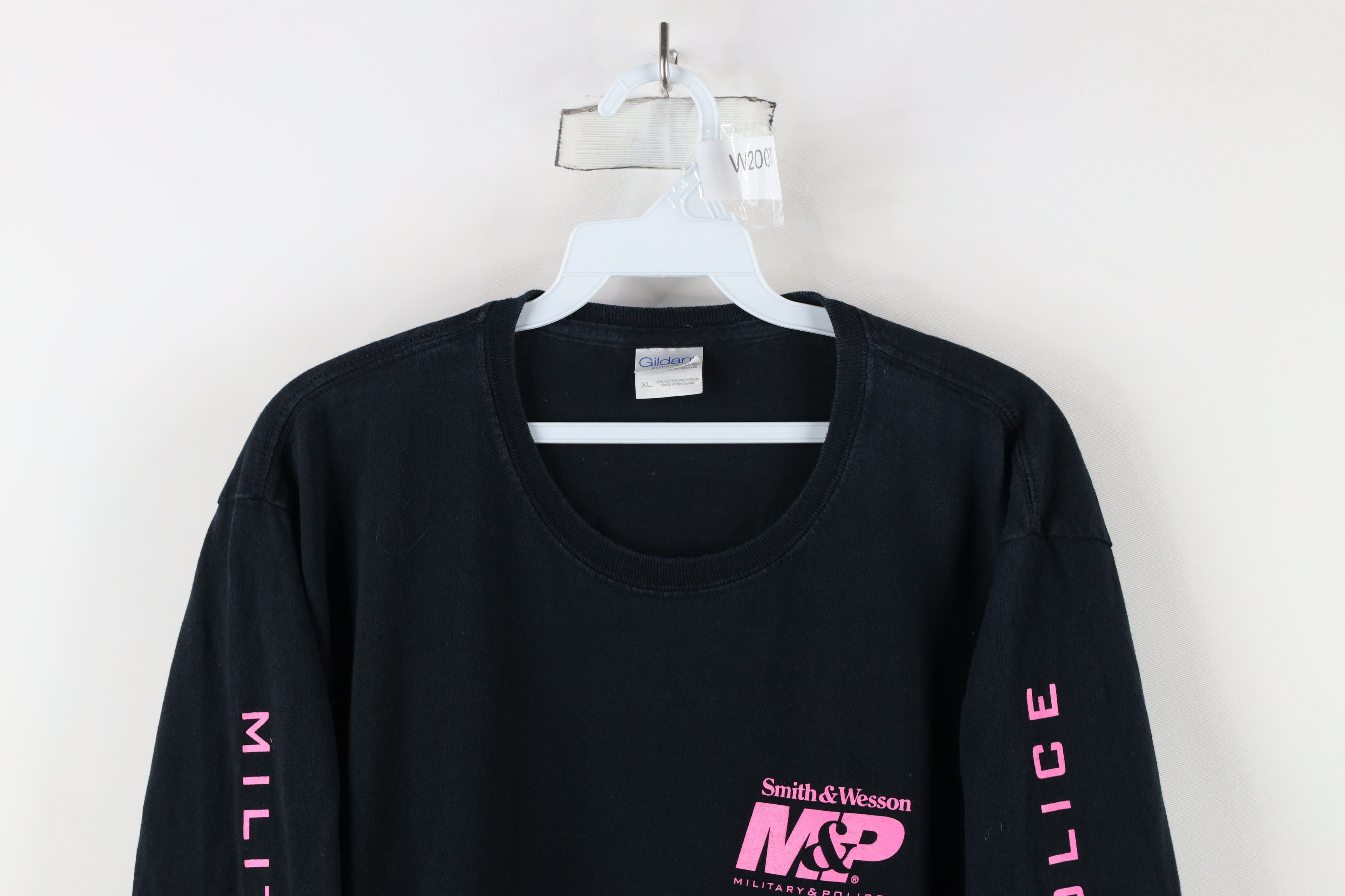 Vintage Vintage Smith & Wesson Military Police Long Sleeve T-Shirt Size XL / US 12-14 / IT 48-50 - 2 Thumbnail