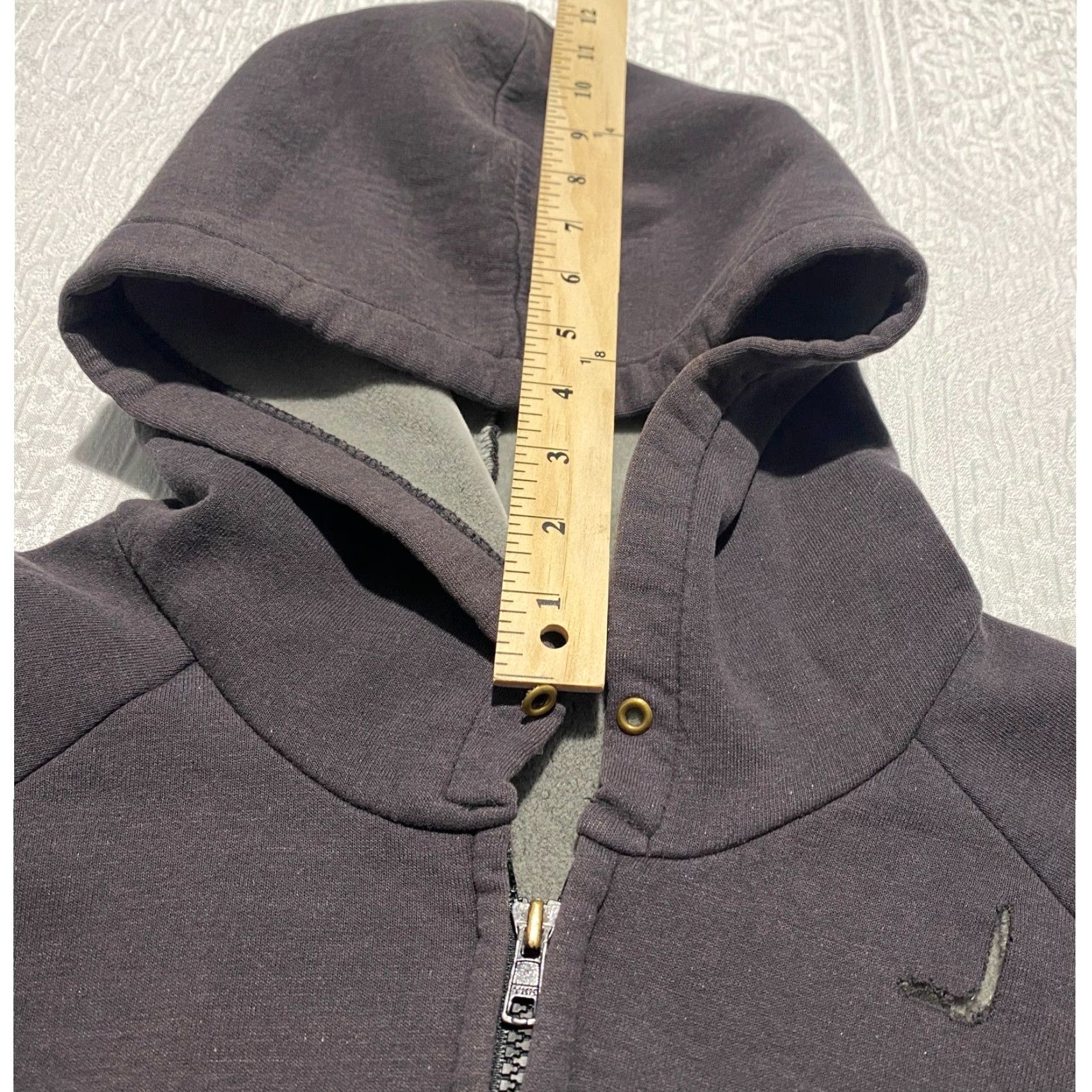 Carhartt VINTAGE Carhartt K131 BLK Thermal Lined Hoodie Mens XL Black Distressed Thrashed Size US XL / EU 56 / 4 - 5 Thumbnail