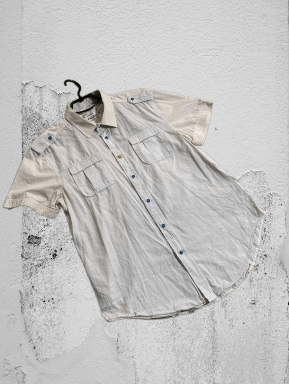 Diesel × Vintage Vintage Diesel Avant Garde y2k 90s Button Up Shirt Size US L / EU 52-54 / 3 - 1 Thumbnail