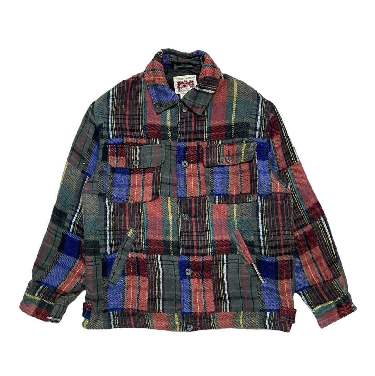 Vintage Tass Finder Patchwork Flannel Jacket