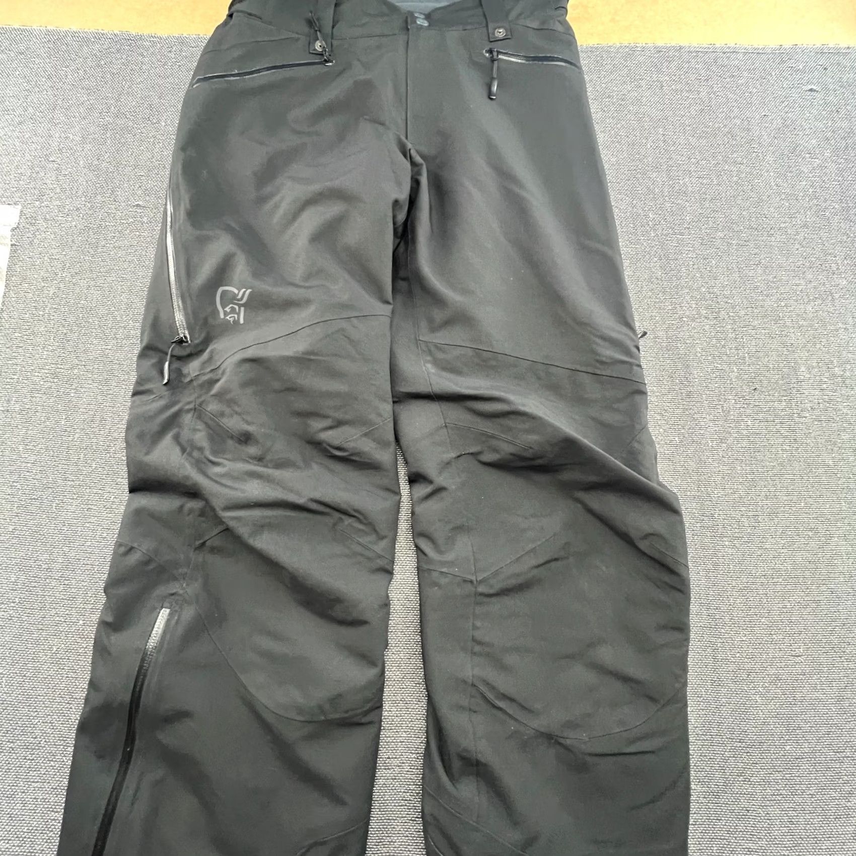Vintage Norrona Stranda Dri2 Insulated Snow Pants Womens Large Black Snowboard Size 36" / US 14 / IT 50 - 2 Thumbnail