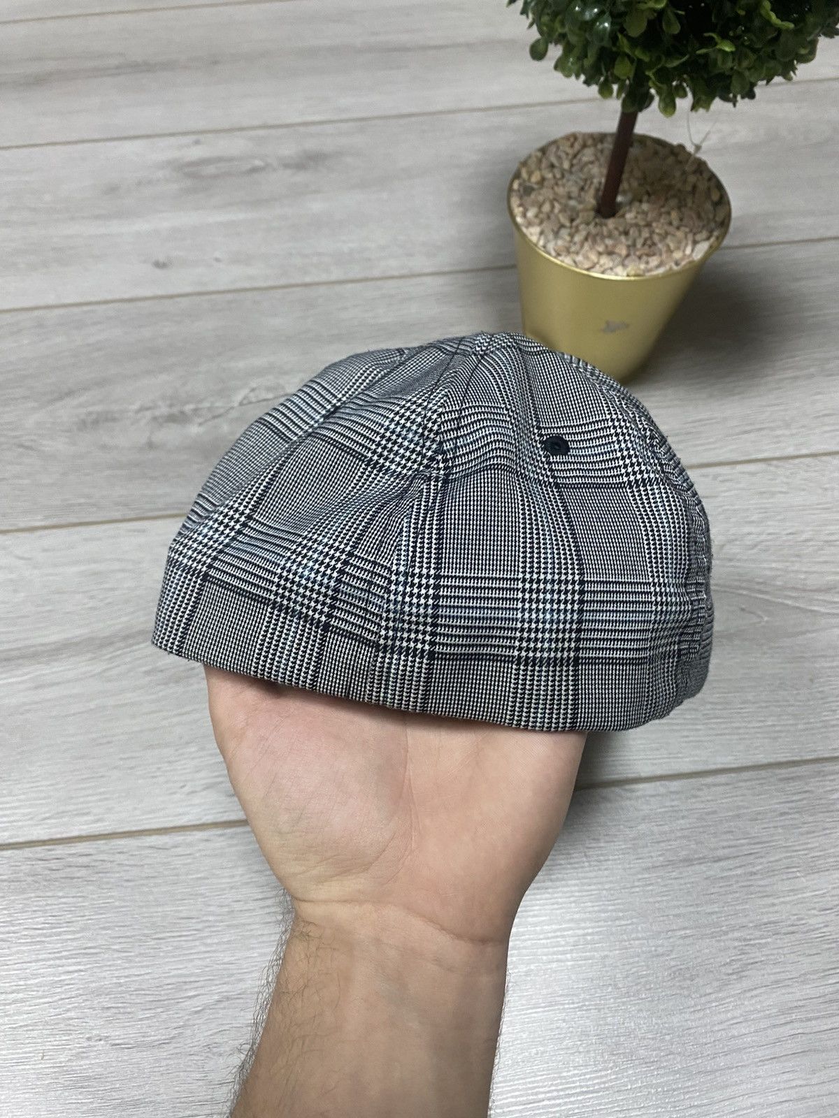 Vintage Pornstar flex fit big logo check mesh cap hat Size ONE SIZE - 5 Thumbnail