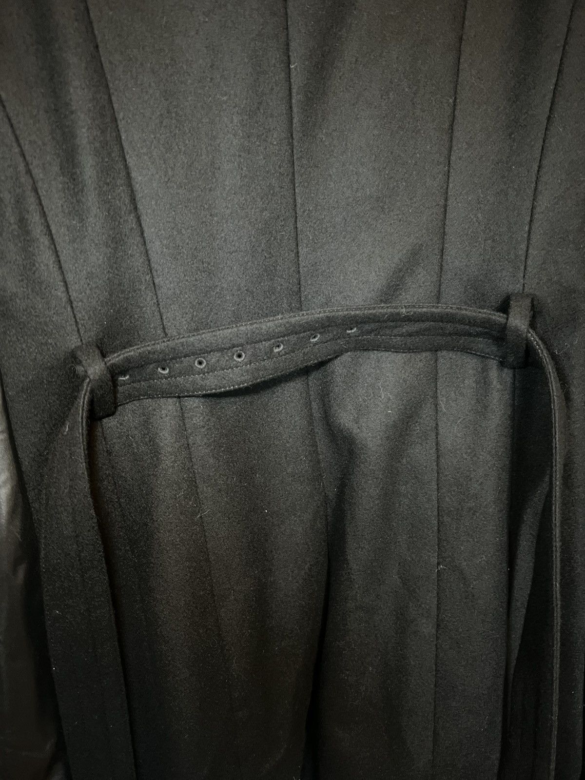Juun.J JUUN.J Racoon and Rabbit hair multi layered wool long coat Size L / US 10 / IT 46 - 15 Thumbnail