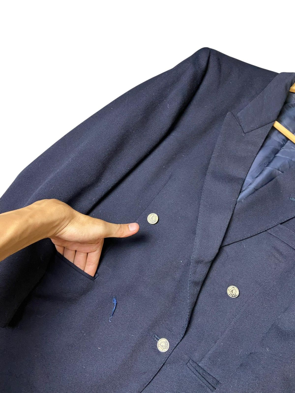 Christian Dior Monsieur × Designer × Vintage Christian Dior Monsieur Double Breasted Coat (120) Size US M / EU 48-50 / 2 - 5 Thumbnail