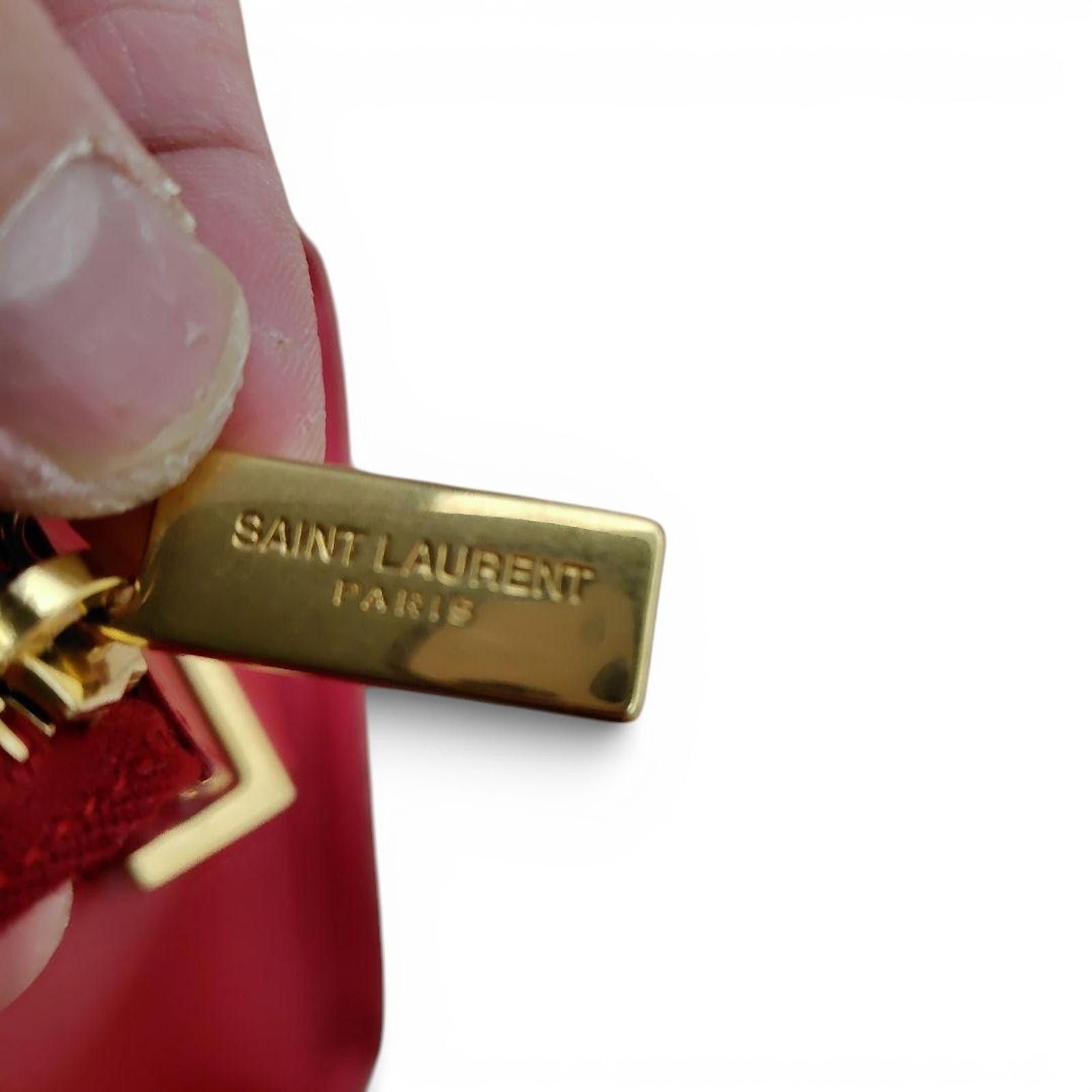 Saint Laurent Paris Saint Laurent - Red Leather Medium Sac De Jour Handbag Size ONE SIZE - 4 Thumbnail