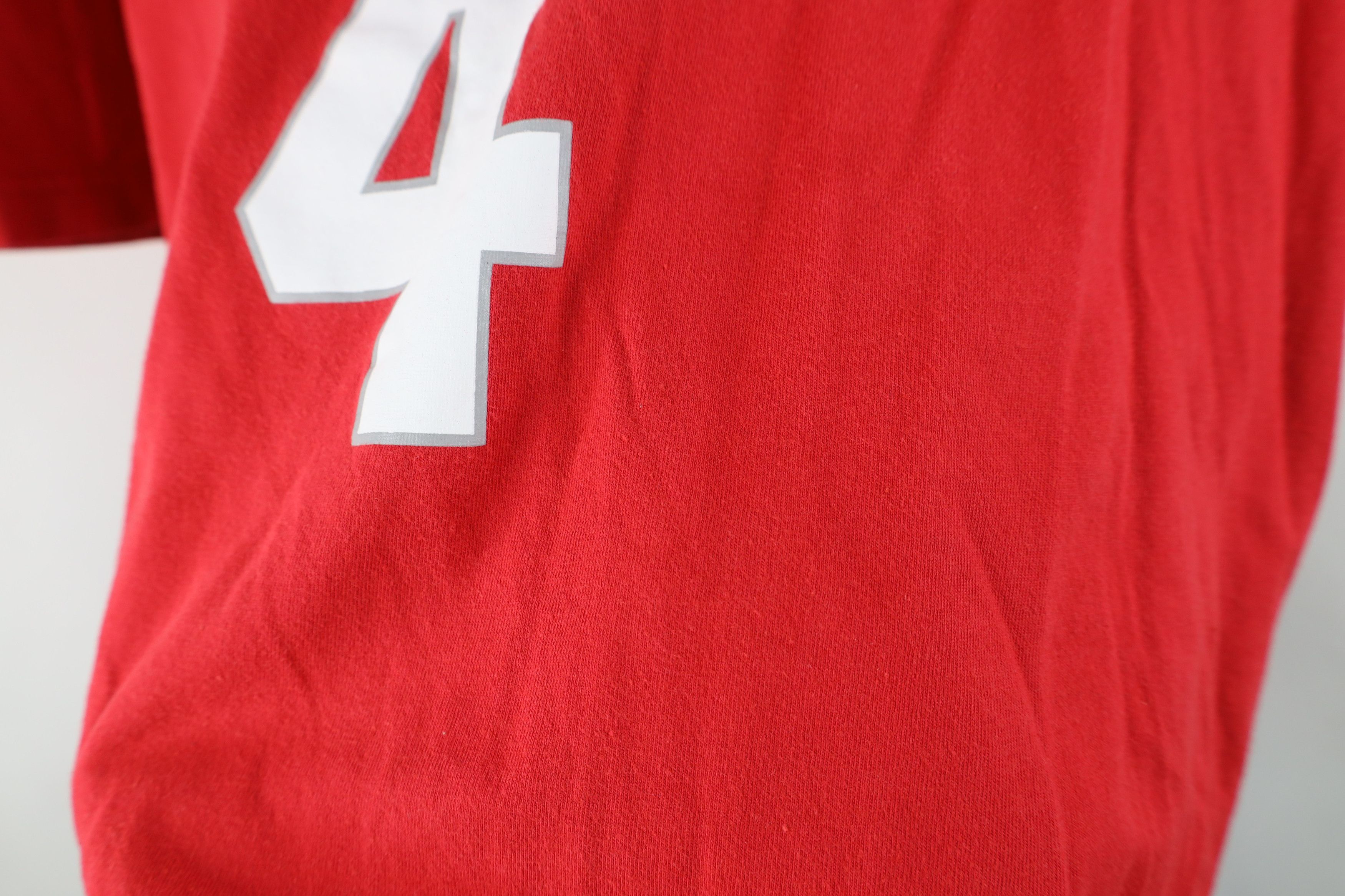 Nike Nike Ohio State University Football Jersey T-Shirt Red #4 Size US L / EU 52-54 / 3 - 7 Thumbnail
