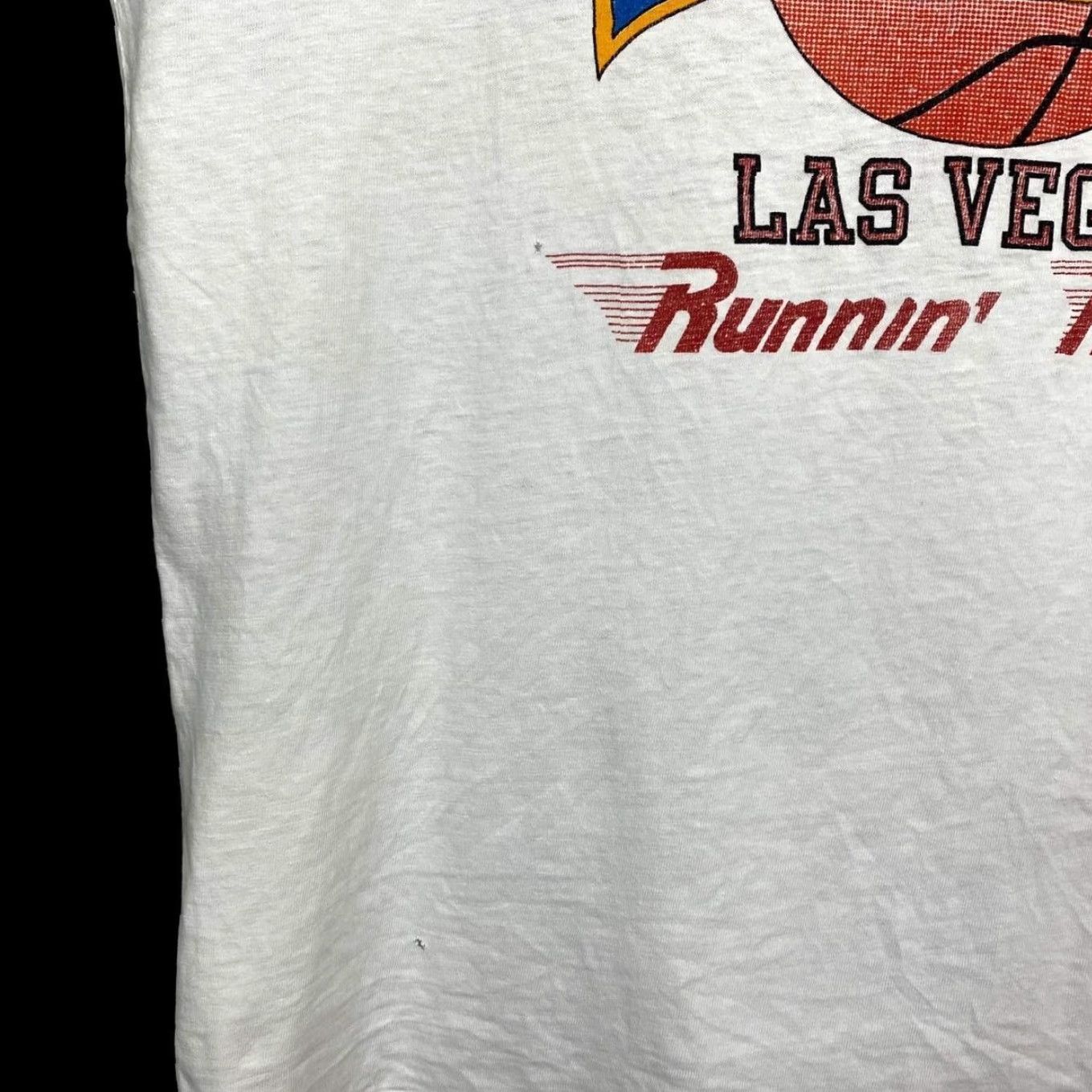 NCAA VINTAGE NCAA University Of Nevada Las Vegas RUNNIN’ REBELS T-Shirt Large White Men Size US L / EU 52-54 / 3 - 3 Thumbnail