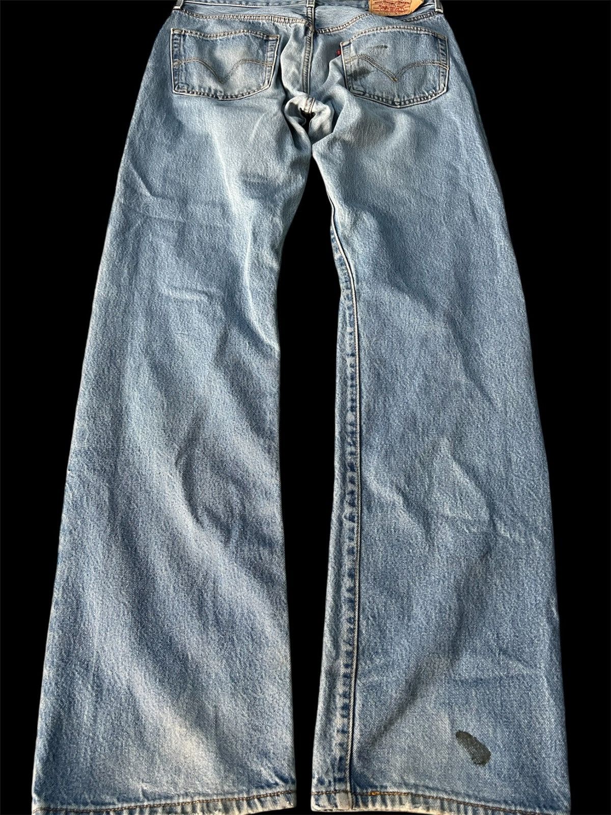 Le Grande Bleu (L.G.B.) × Levi's × Levi's Vintage Clothing VINTAGE LEVIS 501 XX LIGHT WASH JEANS Size US 34 / EU 50 - 2 Thumbnail