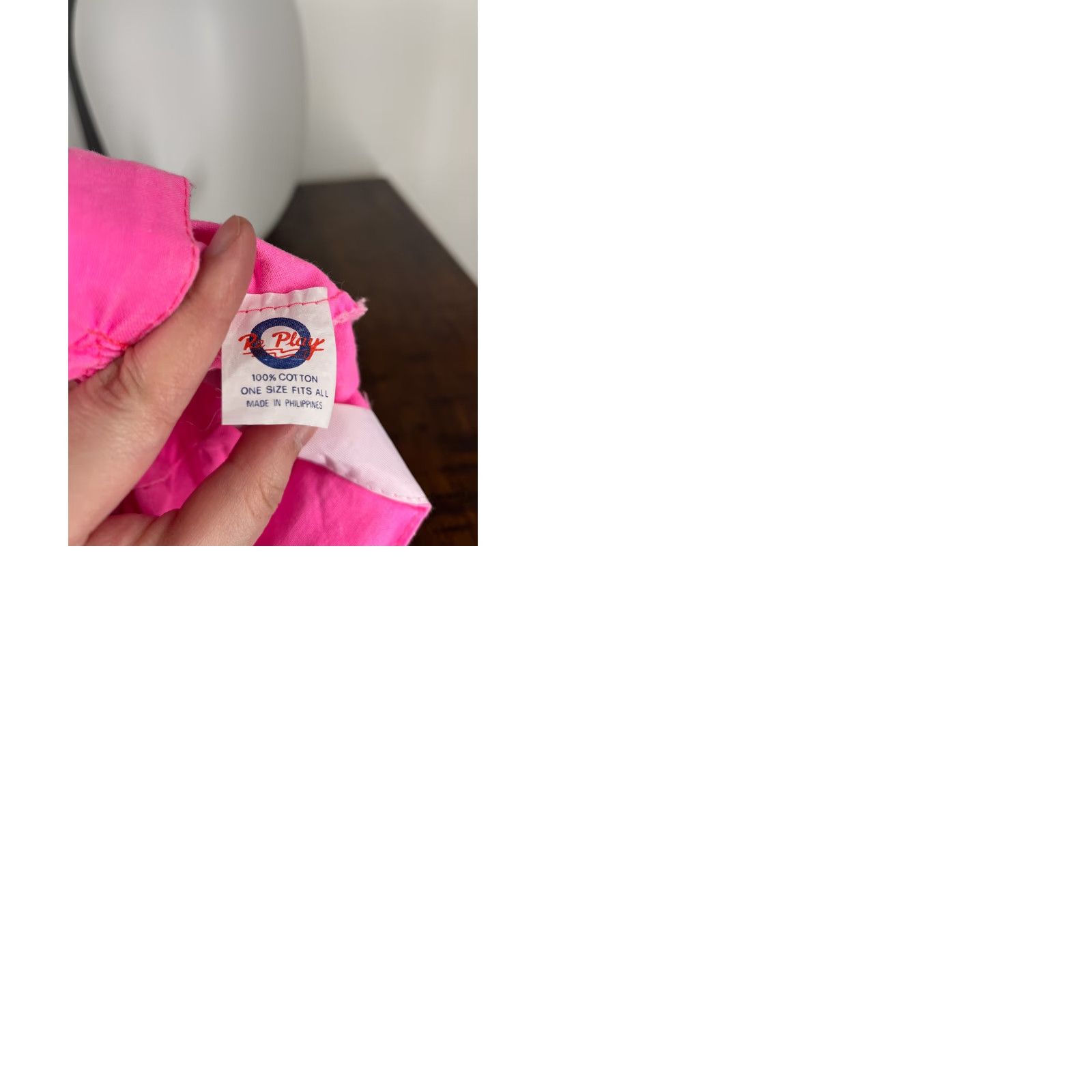 Replay Replay Pink Cotton 5 Panel Hat Cap One Size Adjustable 100% Billing? Size ONE SIZE - 9 Thumbnail
