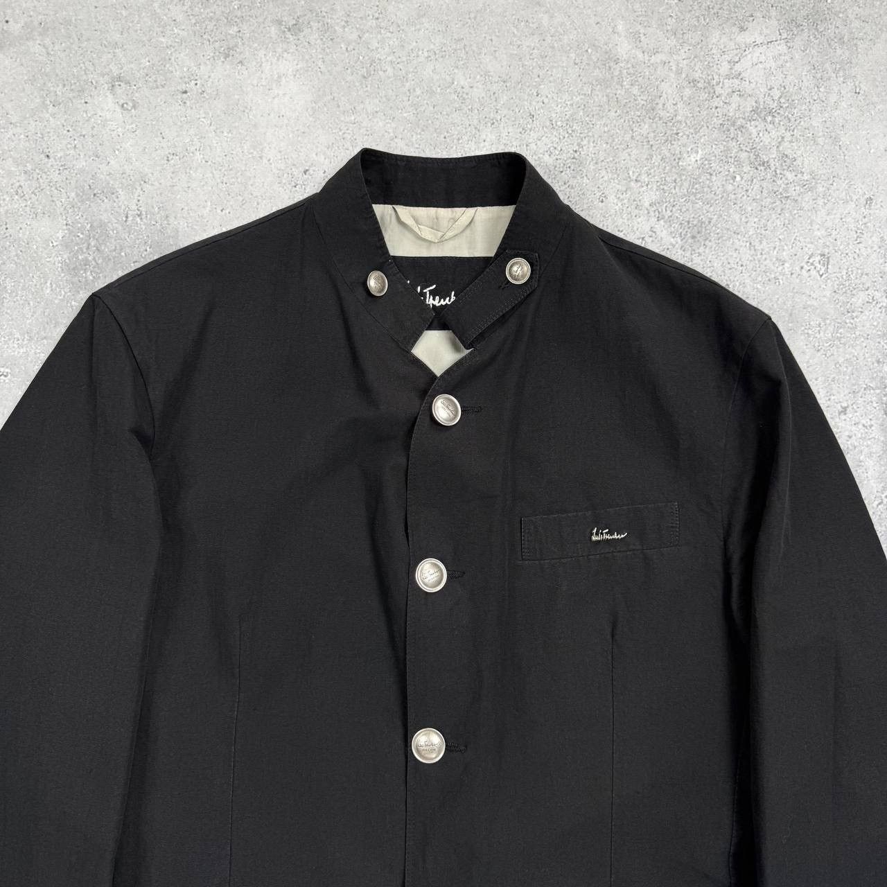Other Luis Trenker Cotton/ Linen Button-Up Blazer Black Size 48 Size 38R - 4 Thumbnail