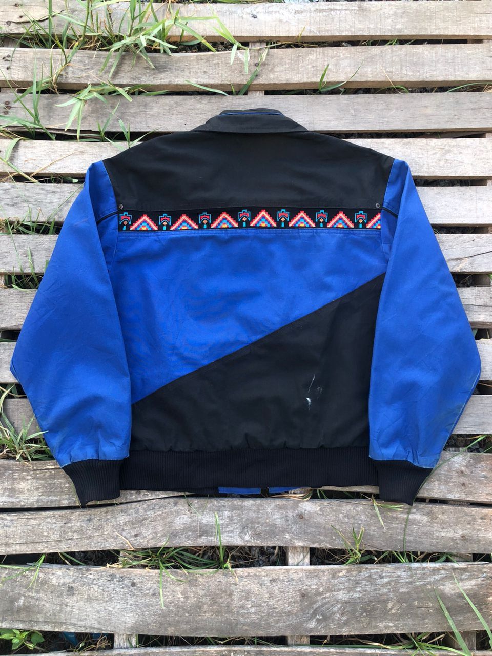 Vintage Vintage 90s David James Aztec Jacket Size US L / EU 52-54 / 3 - 2 Thumbnail