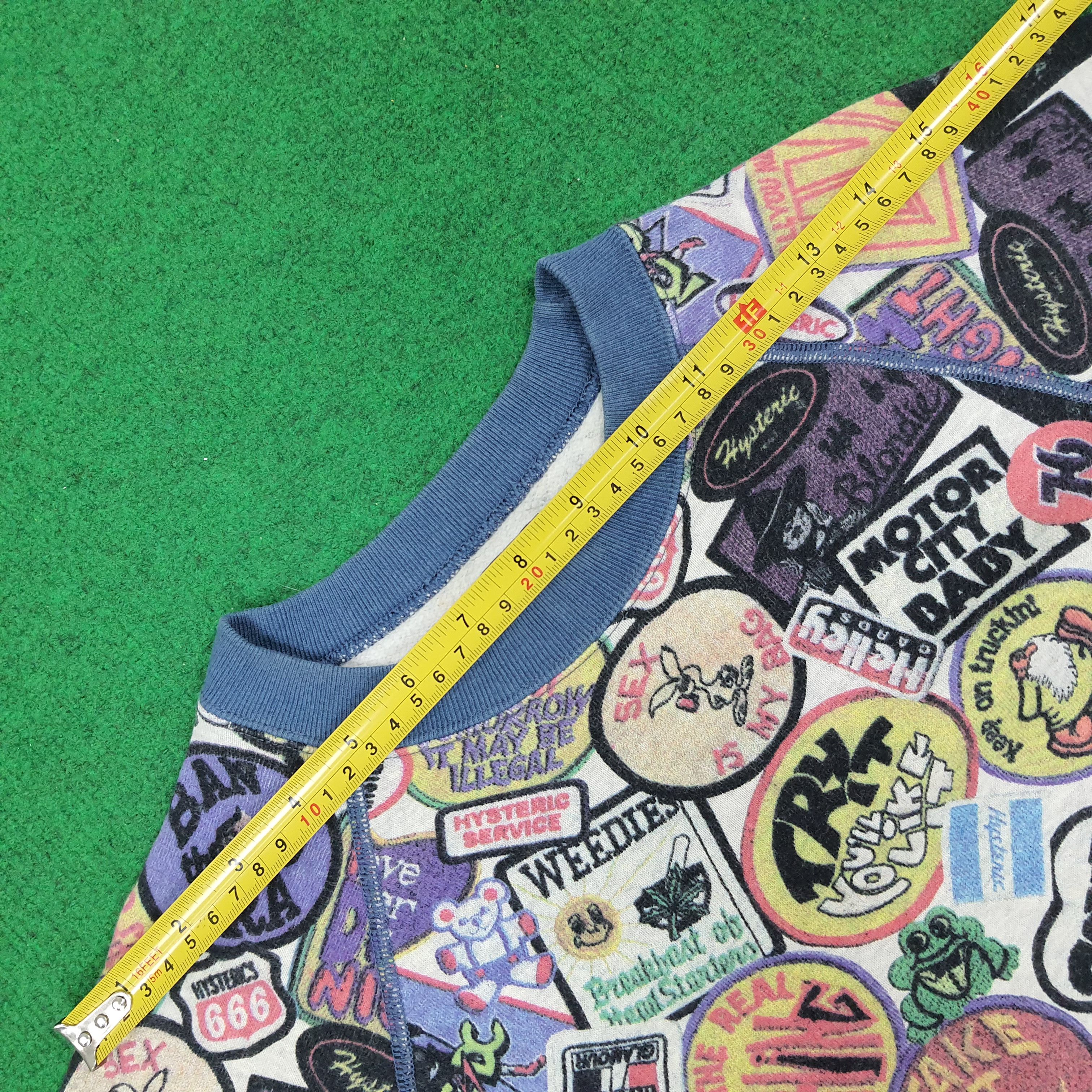 Hysteric Glamour × Japanese Brand × Vintage Vintage Hysteric Glamour Full Printed Sweatshirt C220N12 Size US XS / EU 42 / 0 - 9 Thumbnail