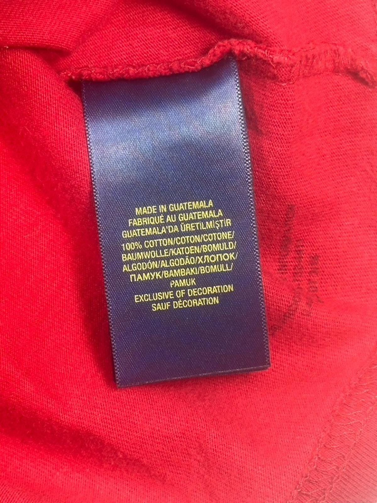 Polo Ralph Lauren Polo Ralph Lauren Brown University Logo T-Shirt Red Men L Size US L / EU 52-54 / 3 - 8 Thumbnail