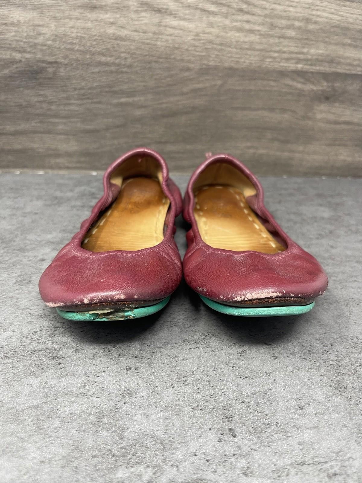 Andrew's Ties Tieks Gavrieli Ballet Flats Womens Size 6 Red Leather Size US 6 / IT 36 - 4 Thumbnail