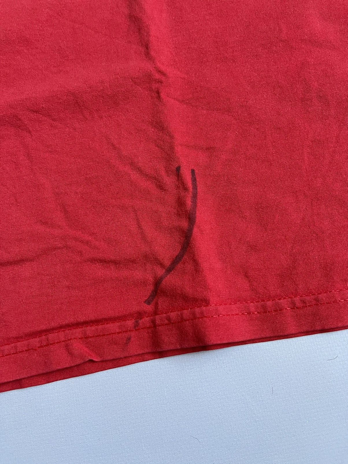Mtv Vintage 2003 Jackass MTV Fruit Of The Loom Red Faded T-shirt Size US M / EU 48-50 / 2 - 12 Thumbnail