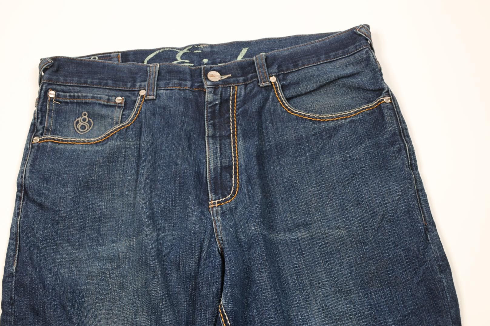 Vintage Vintage Y2K Streetwear Wide Leg Leaf Skateboard Denim Jeans Size US 40 / EU 56 - 2 Thumbnail