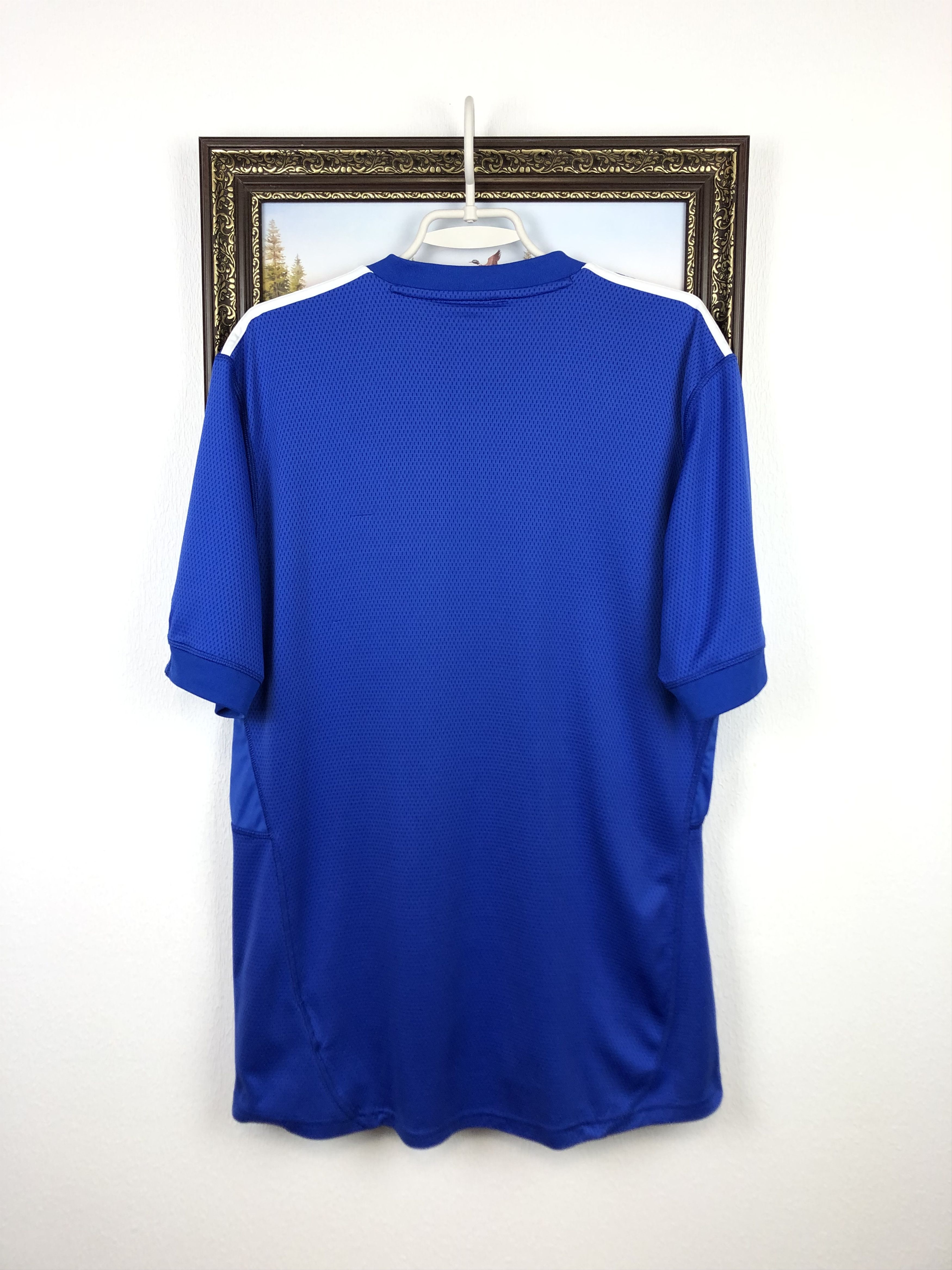 Adidas Chelsea football shirt 2009 Soccer Adidas Blue Jersey Trikot Size US L / EU 52-54 / 3 - 6 Thumbnail