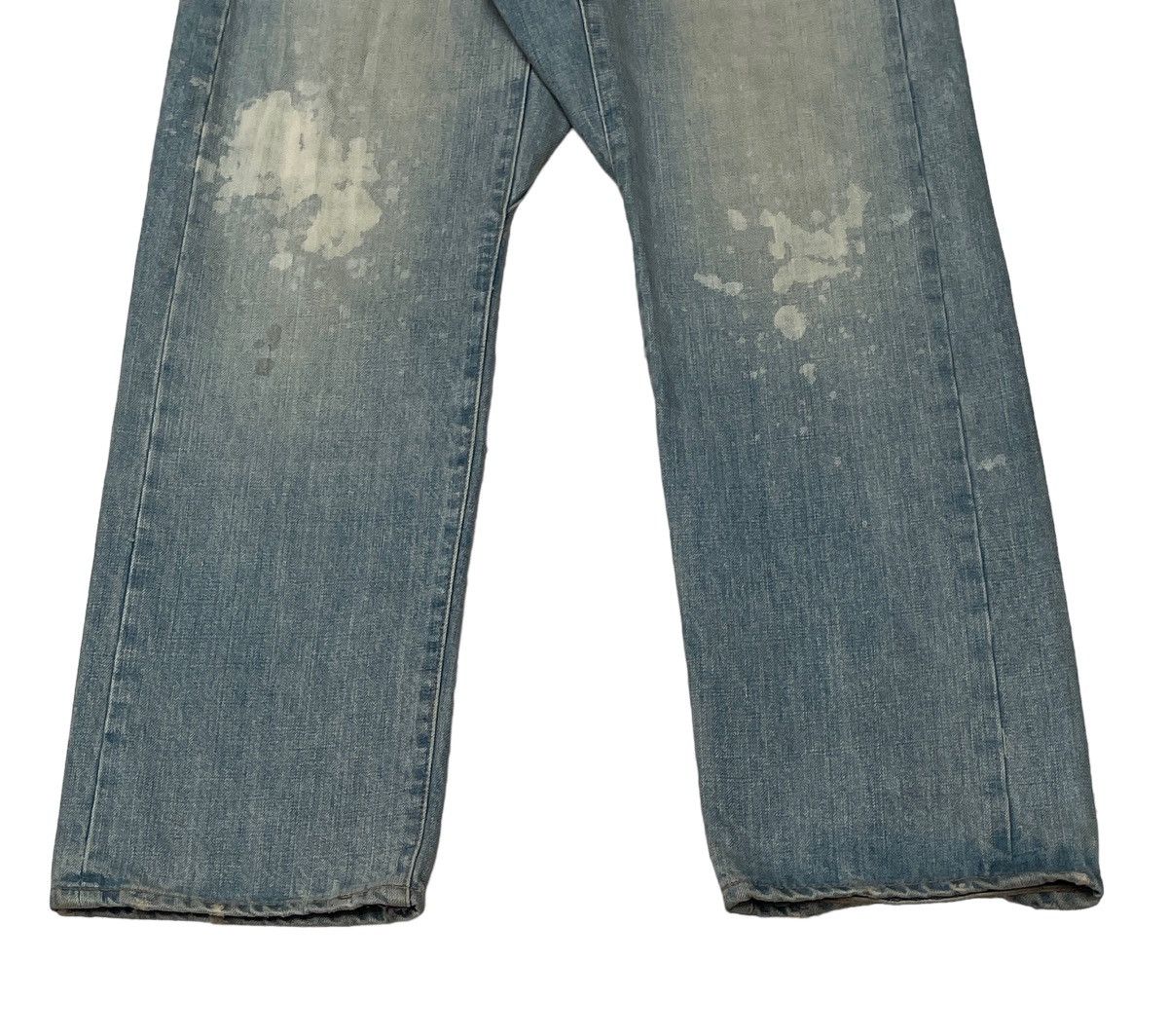 Designer × Japanese Brand × Vintage Vintage Japanese Brand Hardhit Flared Jeans 1990s Size US 32 / EU 48 - 6 Thumbnail