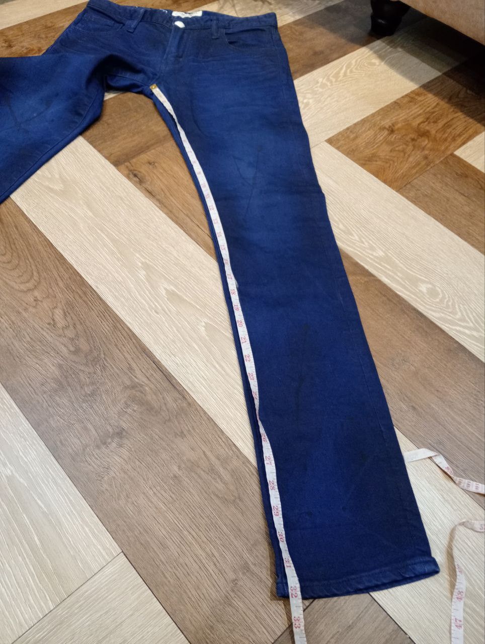 Vanquish VANQUISH JAPAN BLUE PAINTER STRETCH JEANS - SIZE 28 Size US 28 / EU 44 - 13 Thumbnail