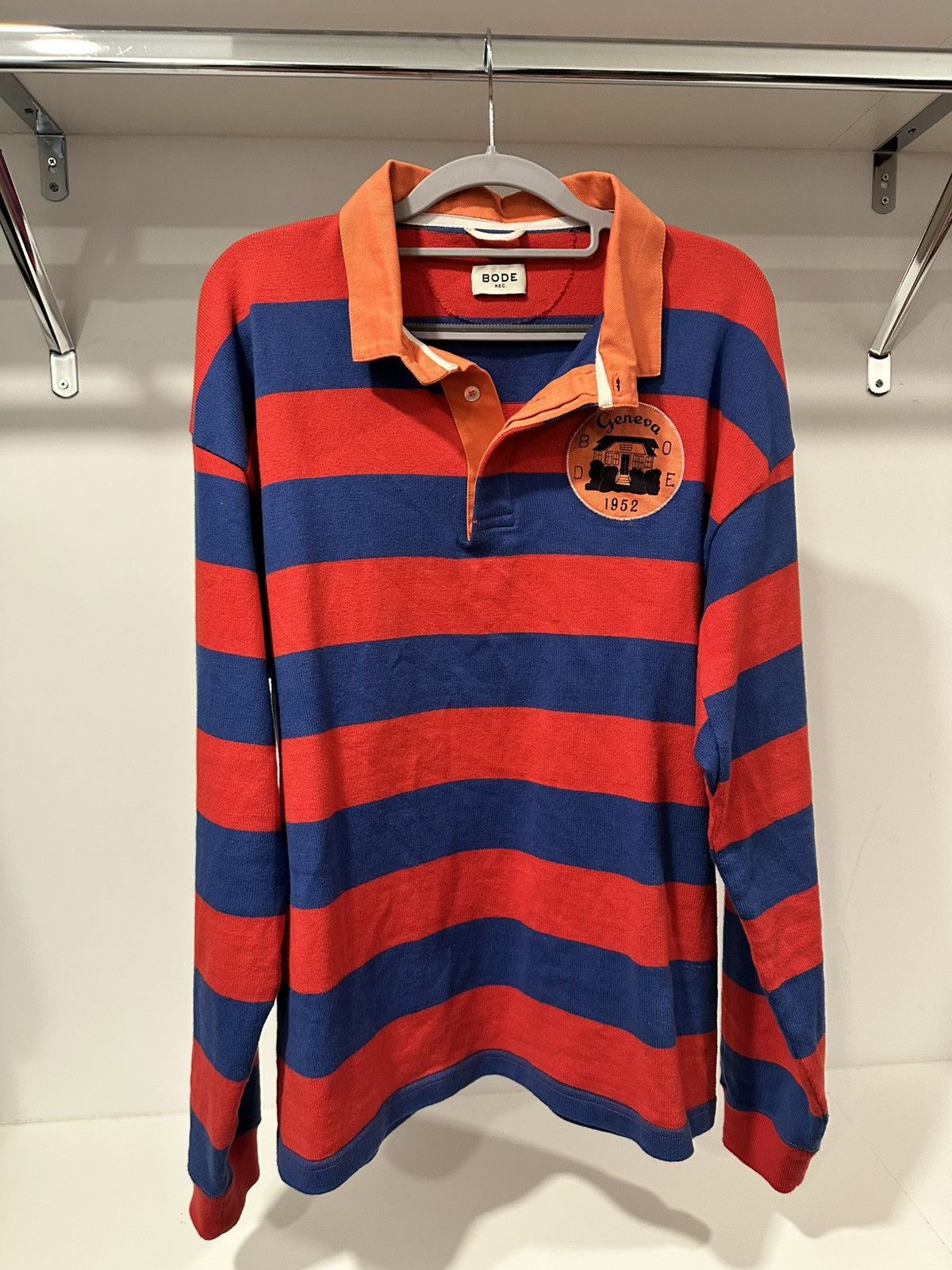Bode Bode Rugby Shirt Size US L / EU 52-54 / 3 - 2 Thumbnail