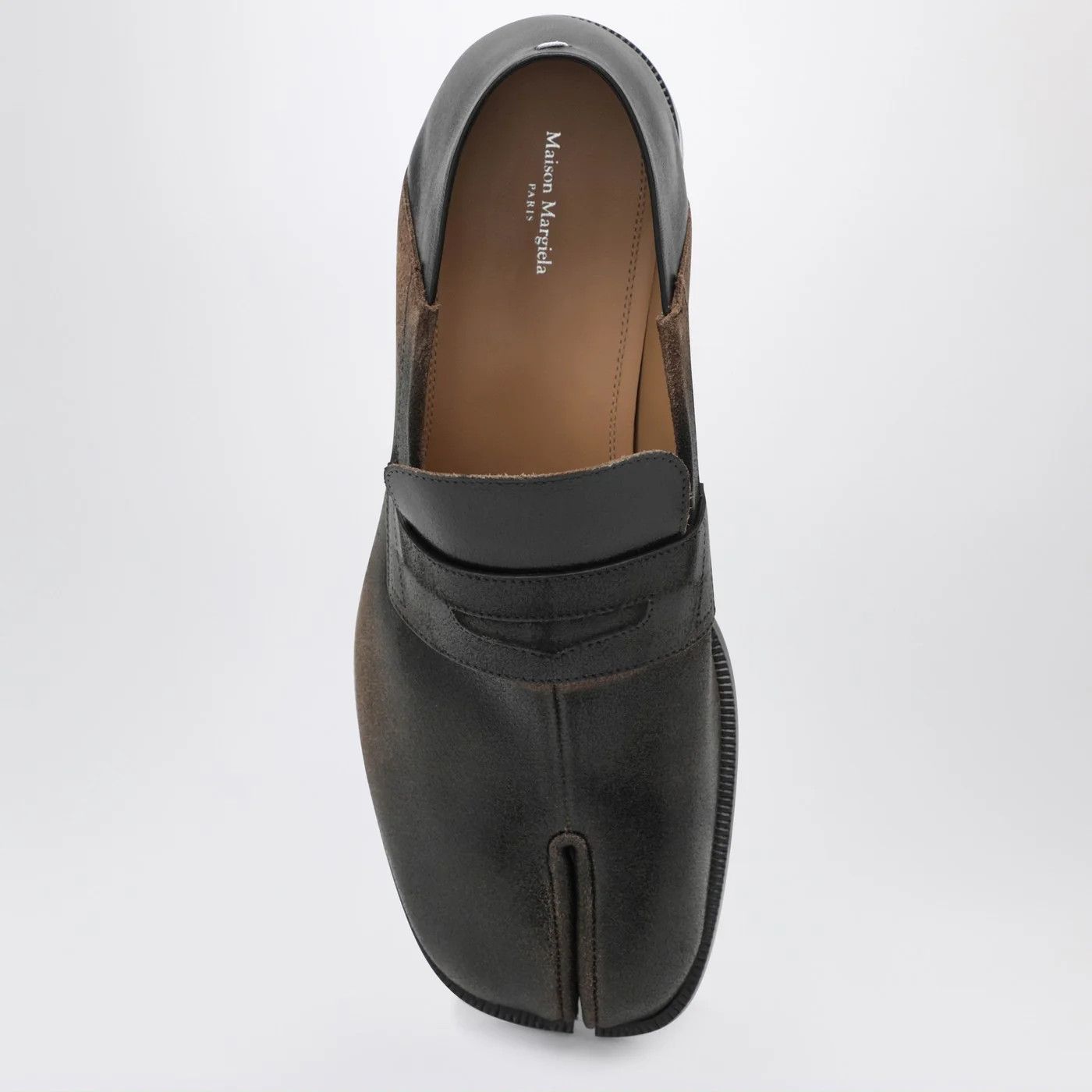 Maison Margiela o1d2blof0526 Tabi Loafers Shoes in Brown Size US 8 / EU 41 - 3 Thumbnail