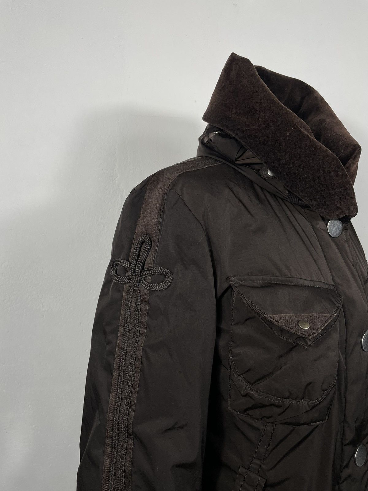 Marithe + Francois Girbaud × Vintage Marithe Francois Girbaud Retro 00s Grunge Affliction Puffer Size M / US 6-8 / IT 42-44 - 4 Thumbnail