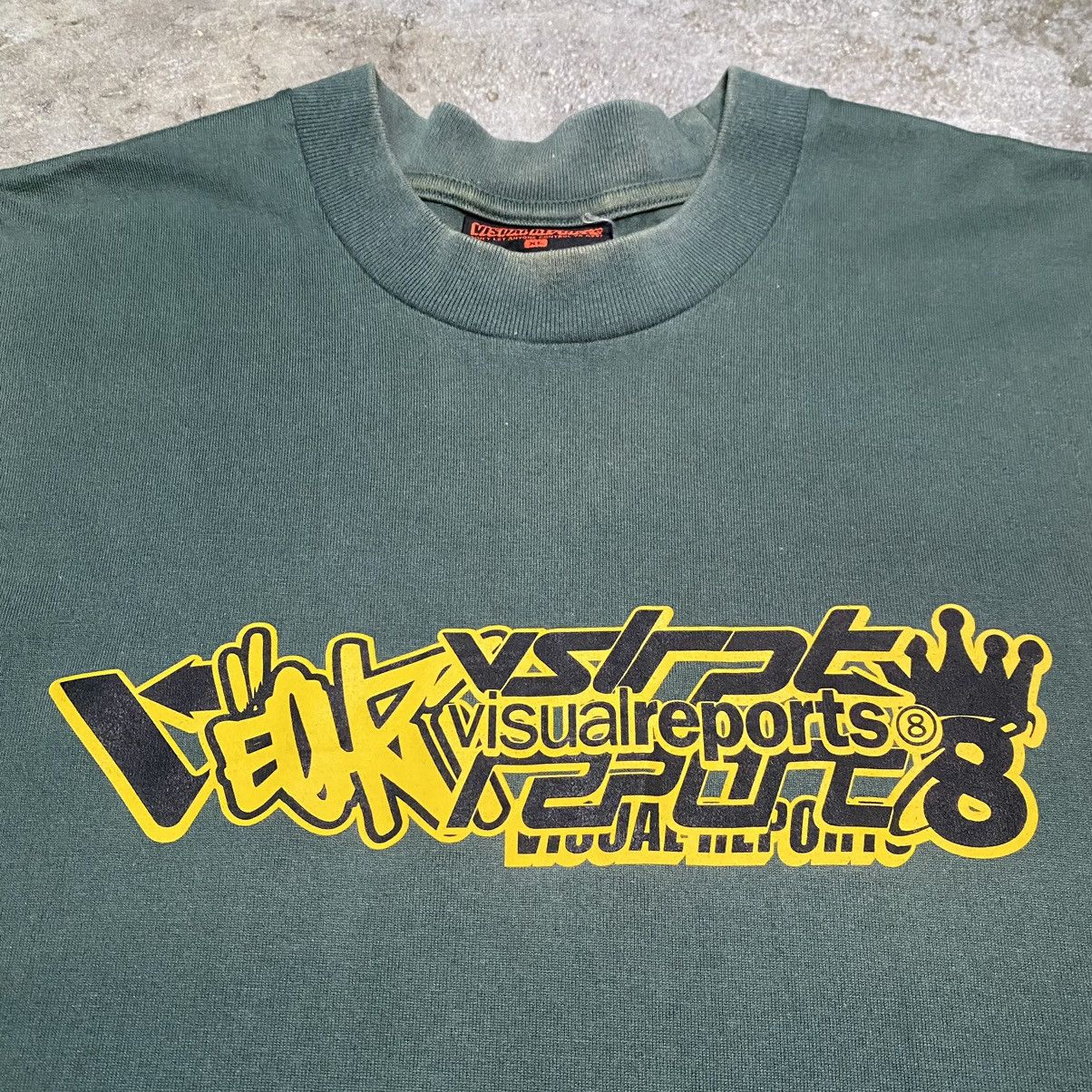 Japanese Brand × Visual VINTAGE VISUAL REPORTS GRAFFITI ART T SHIRT Size US XL / EU 56 / 4 - 2 Thumbnail