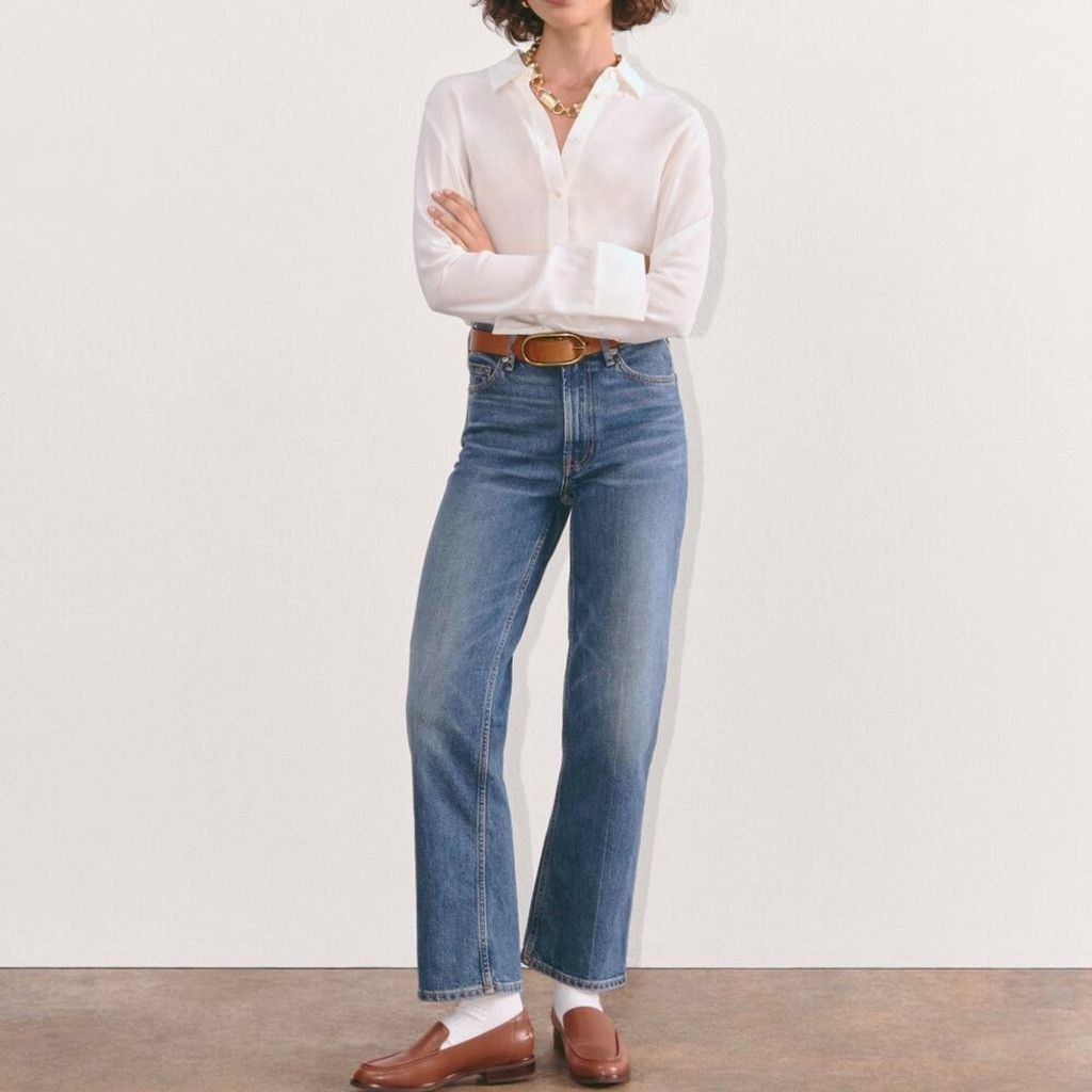 Everlane NWT Everlane The Cheeky Straight Jean Size 26" / US 2 / IT 38 - 1 Thumbnail