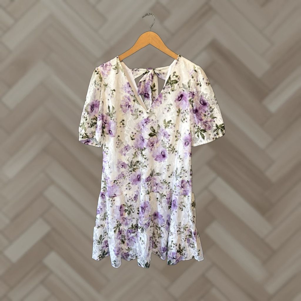 Vintage INC International Concepts Dresses Womens Slip Dress Knee Length White Floral Pattern M Size M / US 6-8 / IT 42-44 - 1 Thumbnail