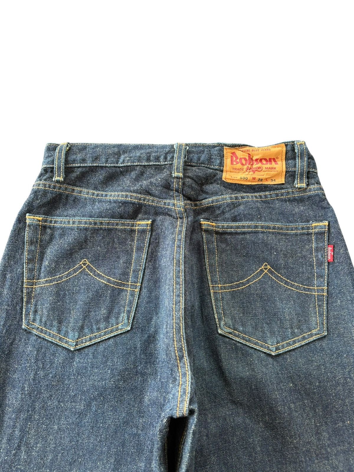 Other Vintage 90s Bobson 530 Raw Denim Distress Flare Jeans Size US 27 - 5 Thumbnail