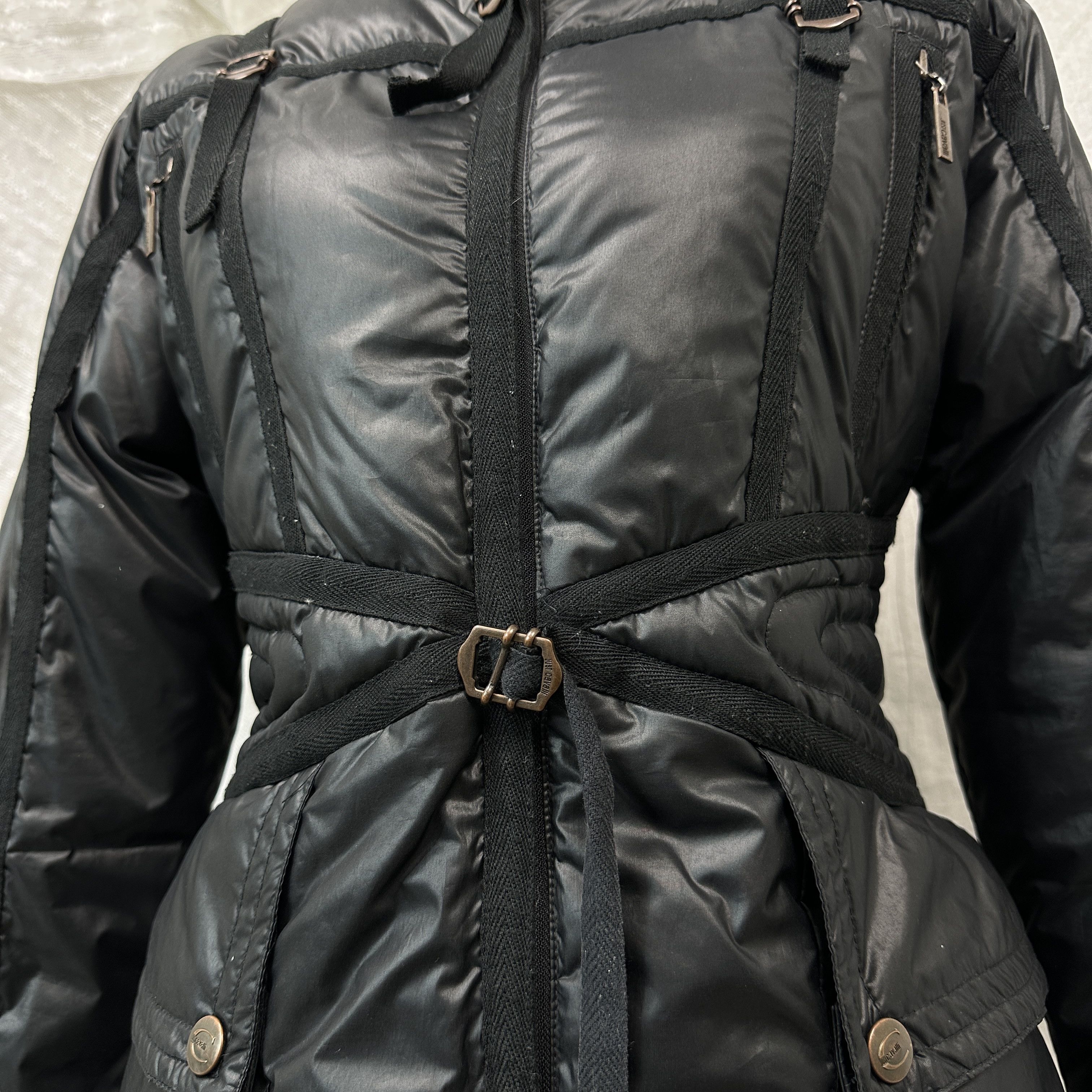 Roberto Cavalli Vintage Puffer Bondage Roberto Cavalli Jacket 00s Size S / US 4 / IT 40 - 2 Thumbnail