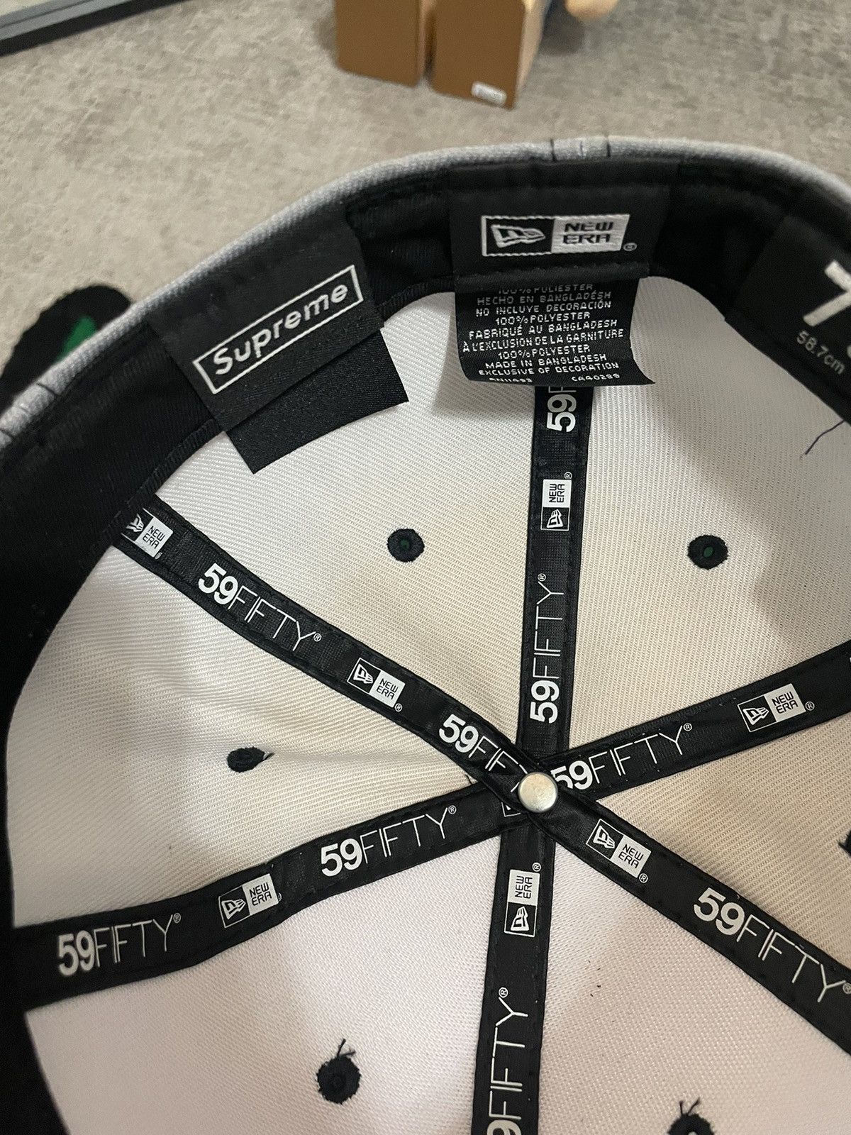 Supreme Supreme New Era hat Size ONE SIZE - 7 Thumbnail