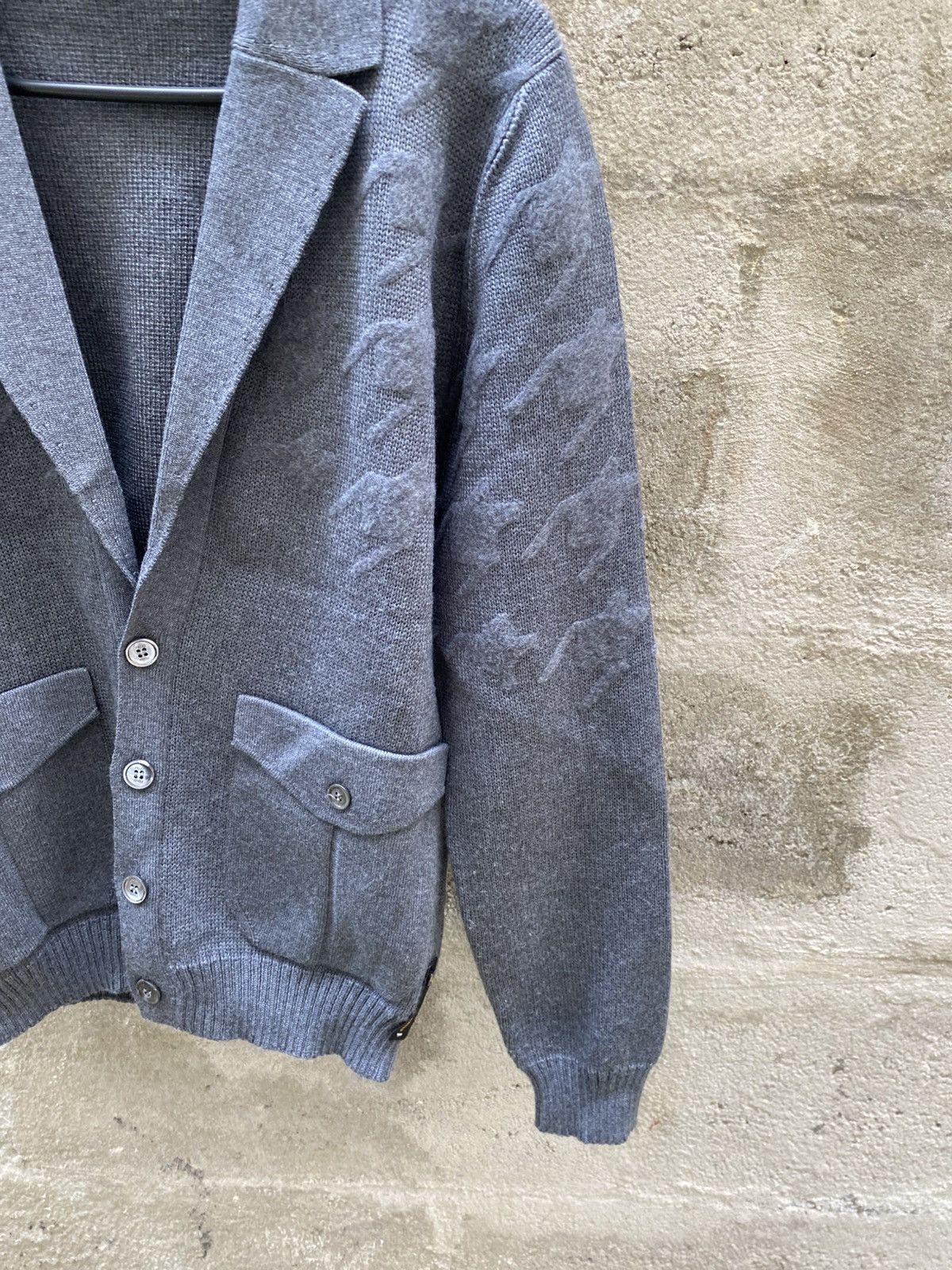 Fendi Fendi grey wool Cardigan with pocket details Strickjacken Size S / US 4 / IT 40 - 5 Thumbnail