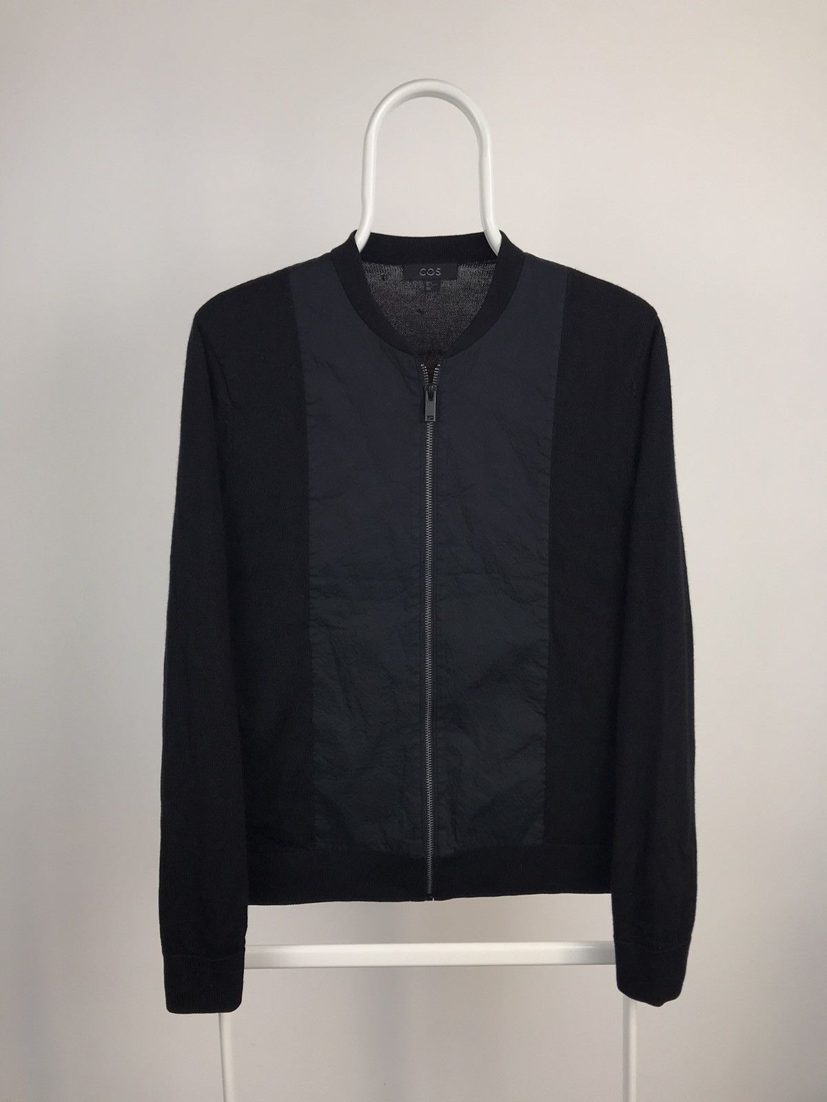 Cos × Vintage Cos Wool + Nylon Zip Bomber Size US S / EU 44-46 / 1 - 1 Thumbnail