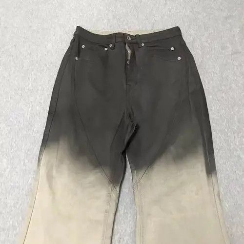 Japanese Brand × Jean vintage ombre wash micro-flare jeans Size US 32 / EU 48 - 4 Thumbnail