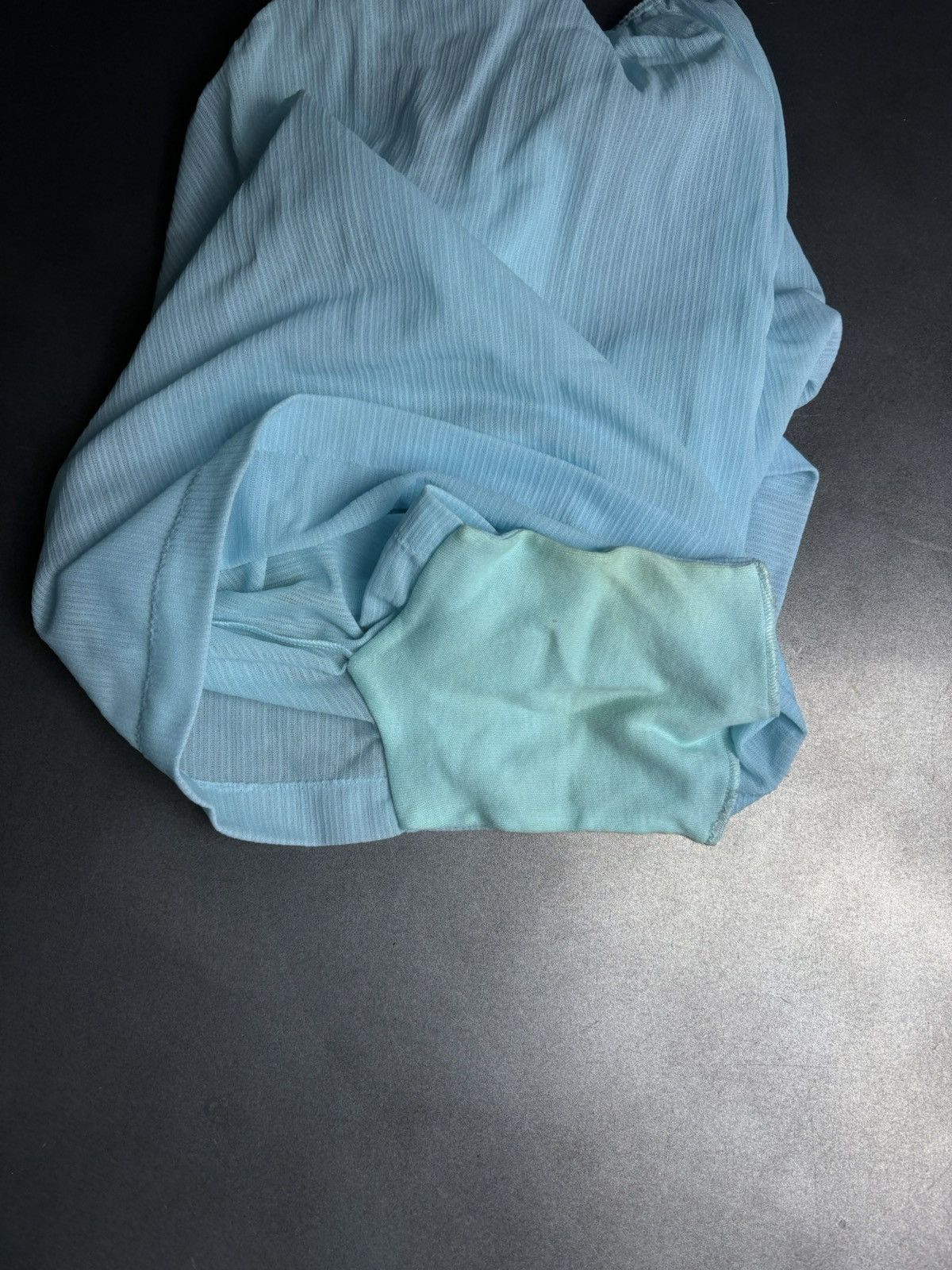 Marks & Spencer × Vintage 1960s Chiffon Boxers 70s Vintage Sheer Shorts Lace Panties Size ONE SIZE - 17 Thumbnail