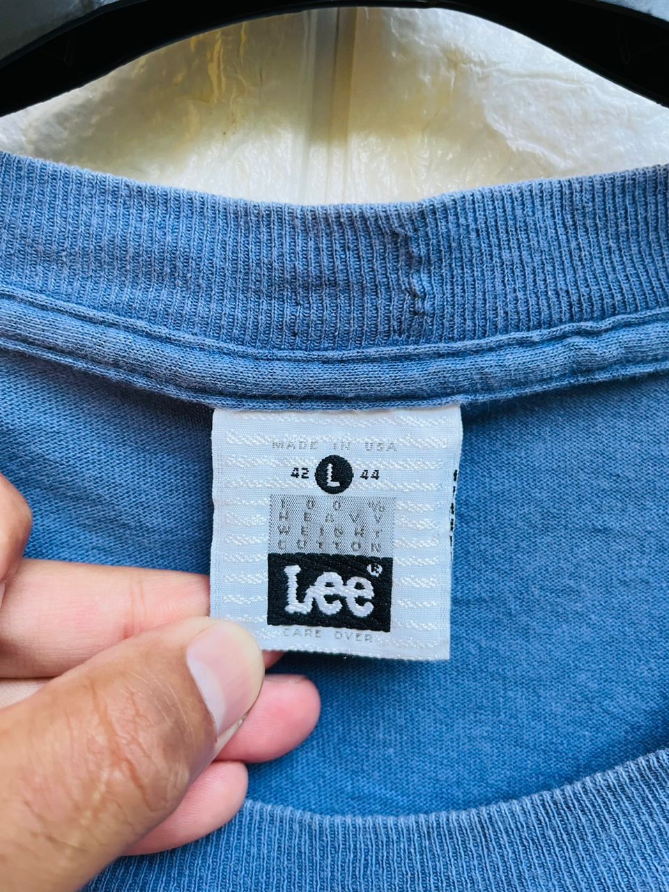Vintage LEE Big Logo Designer Fashion Style