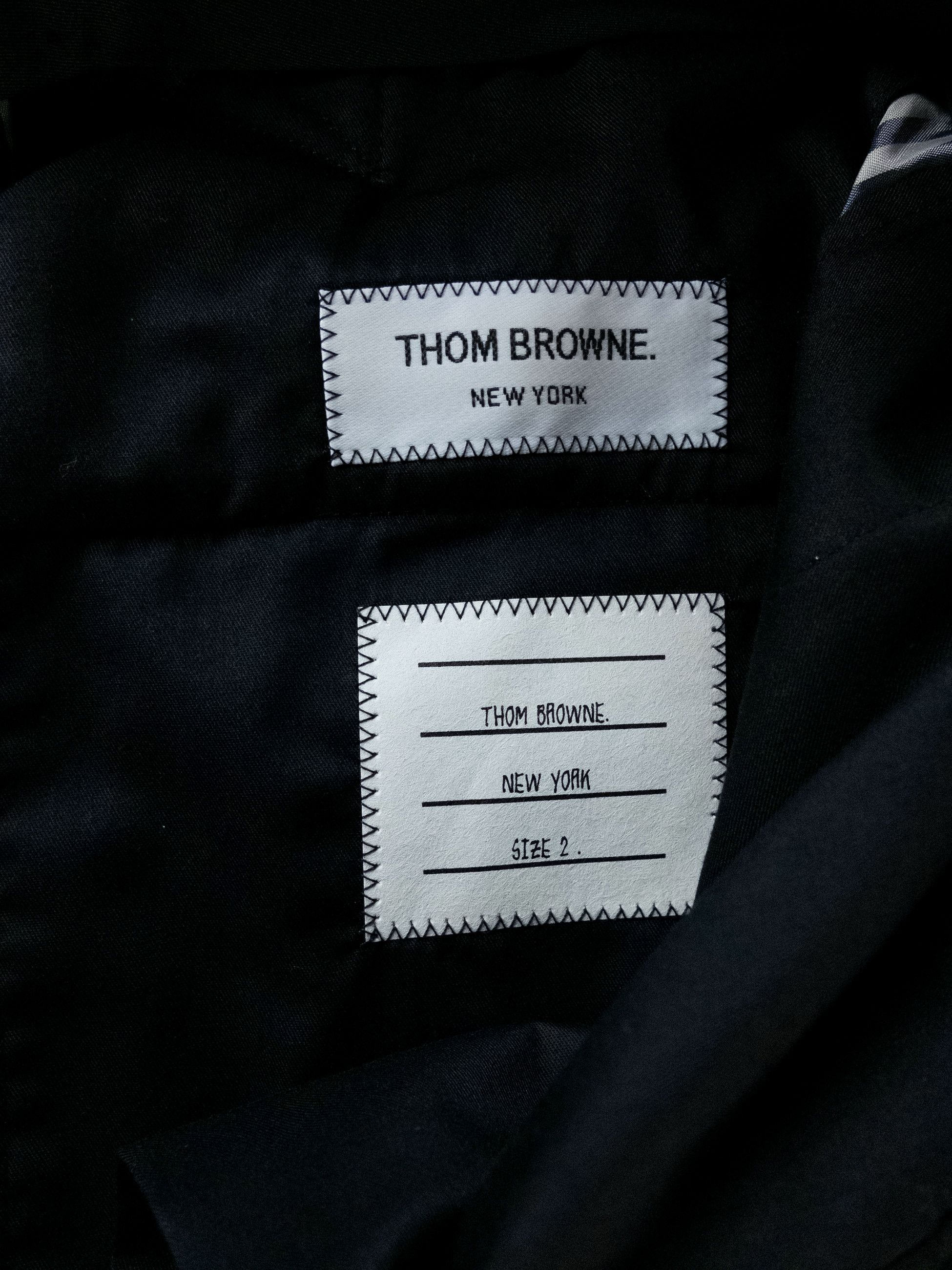 Thom Browne THOM BROWNE classic gray wool pants Size 2 / Medium q Size US 32 / EU 48 - 8 Thumbnail