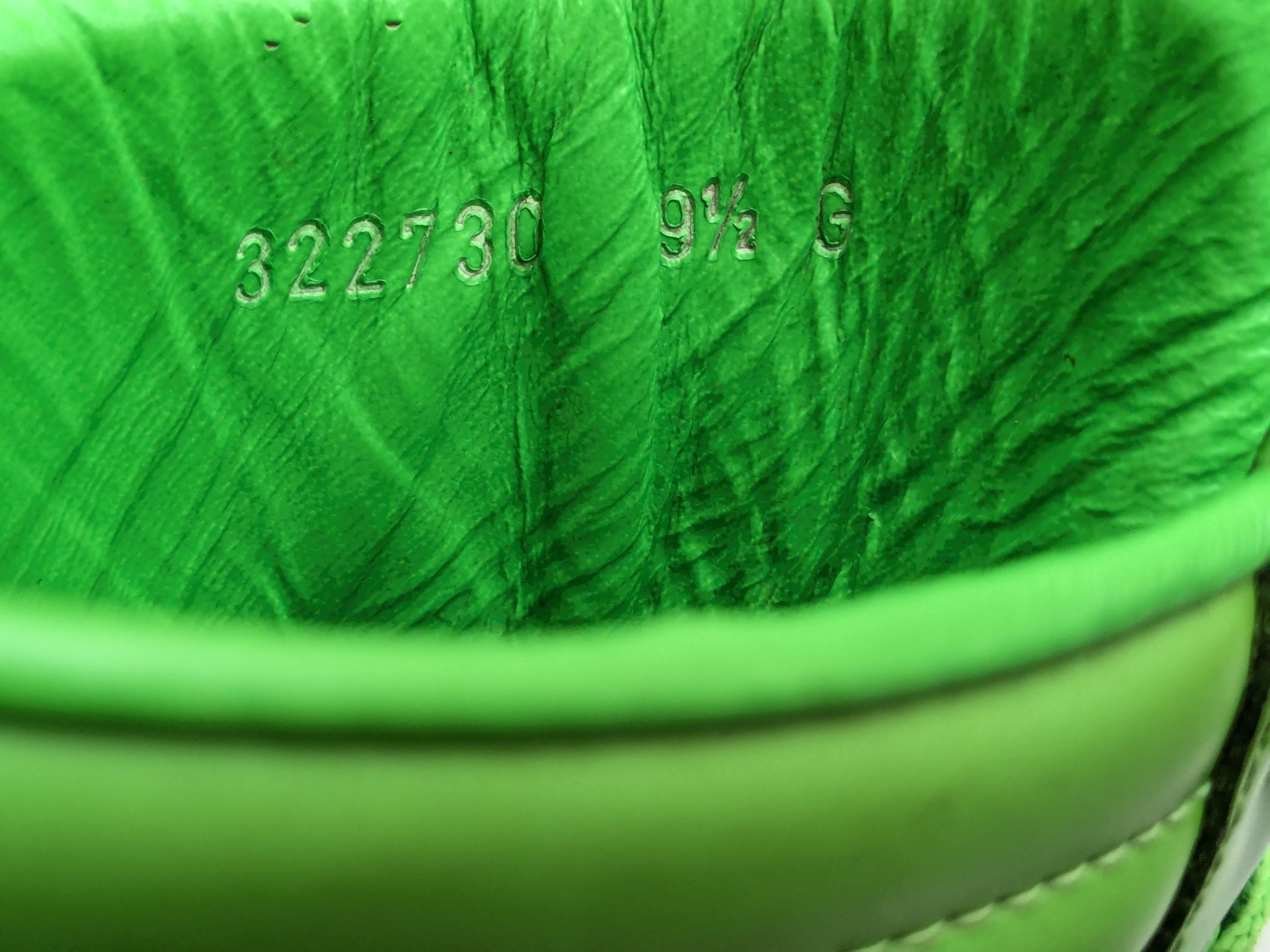 Gucci Gucci High Top Sneakers Green 10 Leather Size US 10 / EU 43 - 4 Thumbnail
