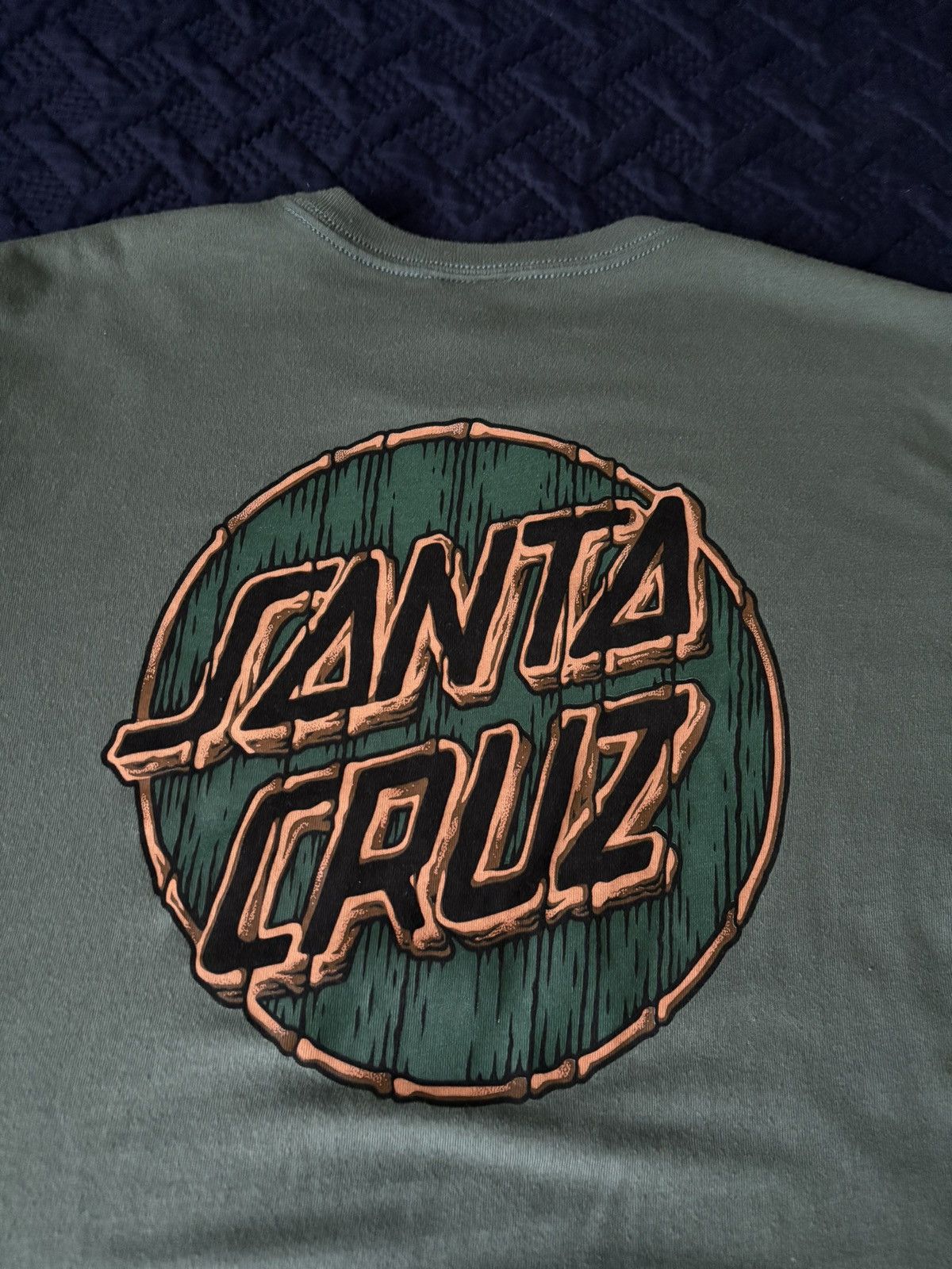 Santa Cruz Skateboards Santa Cruz Green Short Sleeve Skate T-Shirt Size US M / EU 48-50 / 2 - 5 Thumbnail