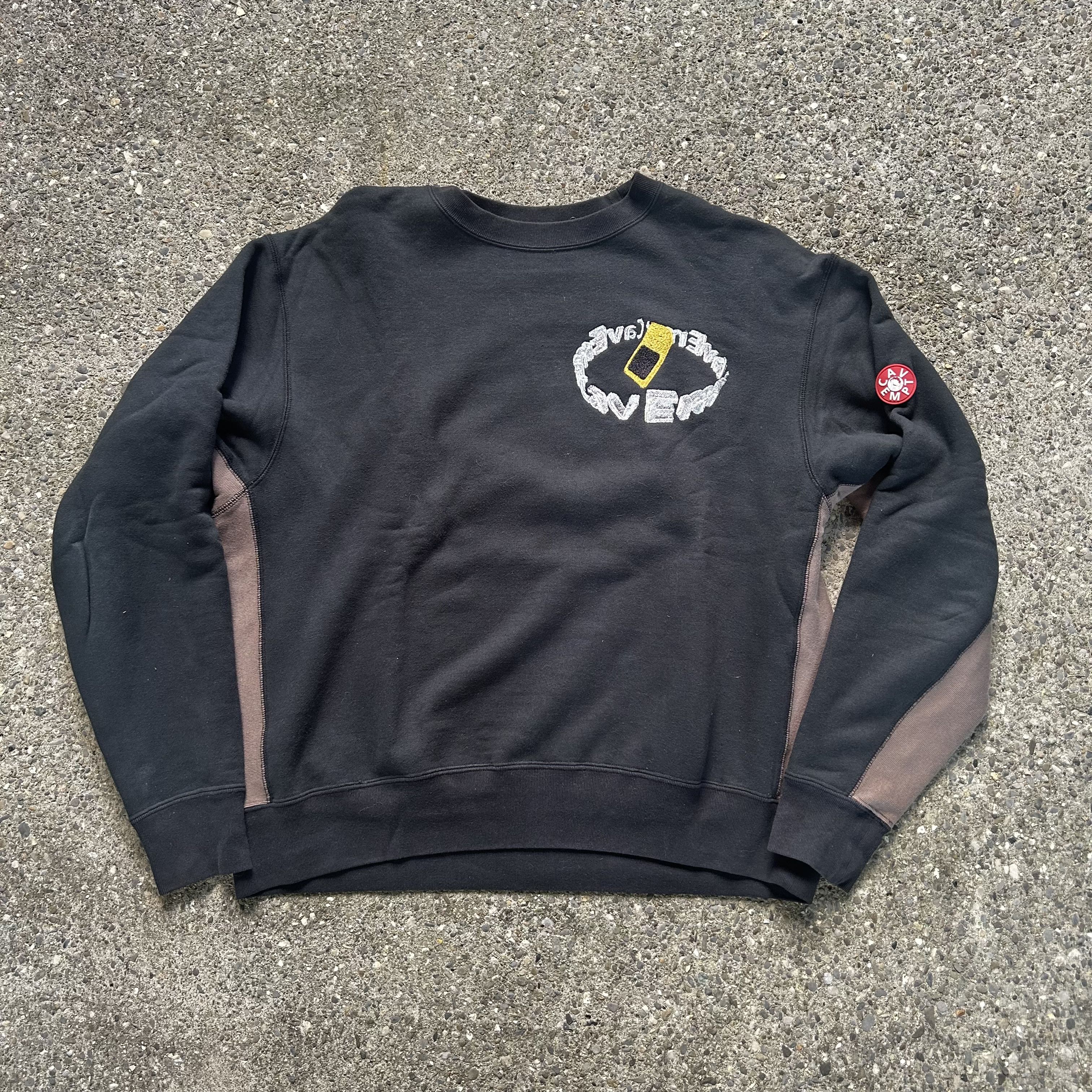 トップス C.E cavempt OVERDYE RAGLAN PIPING SWEAT Cav Empt Cav Empt OVERDYE RAGLAN PIPING SWEAT - Yellow | Grailed