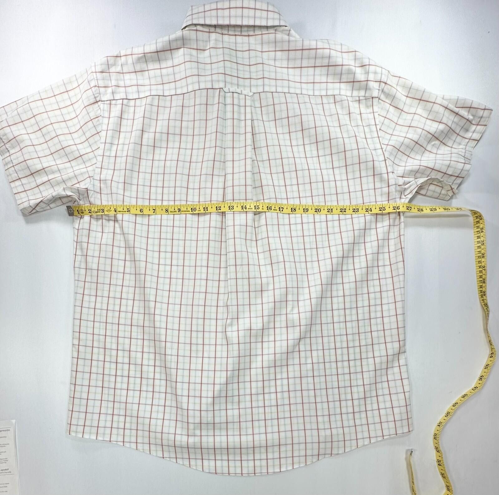 Orvis Orvis Striped Short Sleeve Cotton Oxford Brown Mens XL Size US XL / EU 56 / 4 - 4 Thumbnail