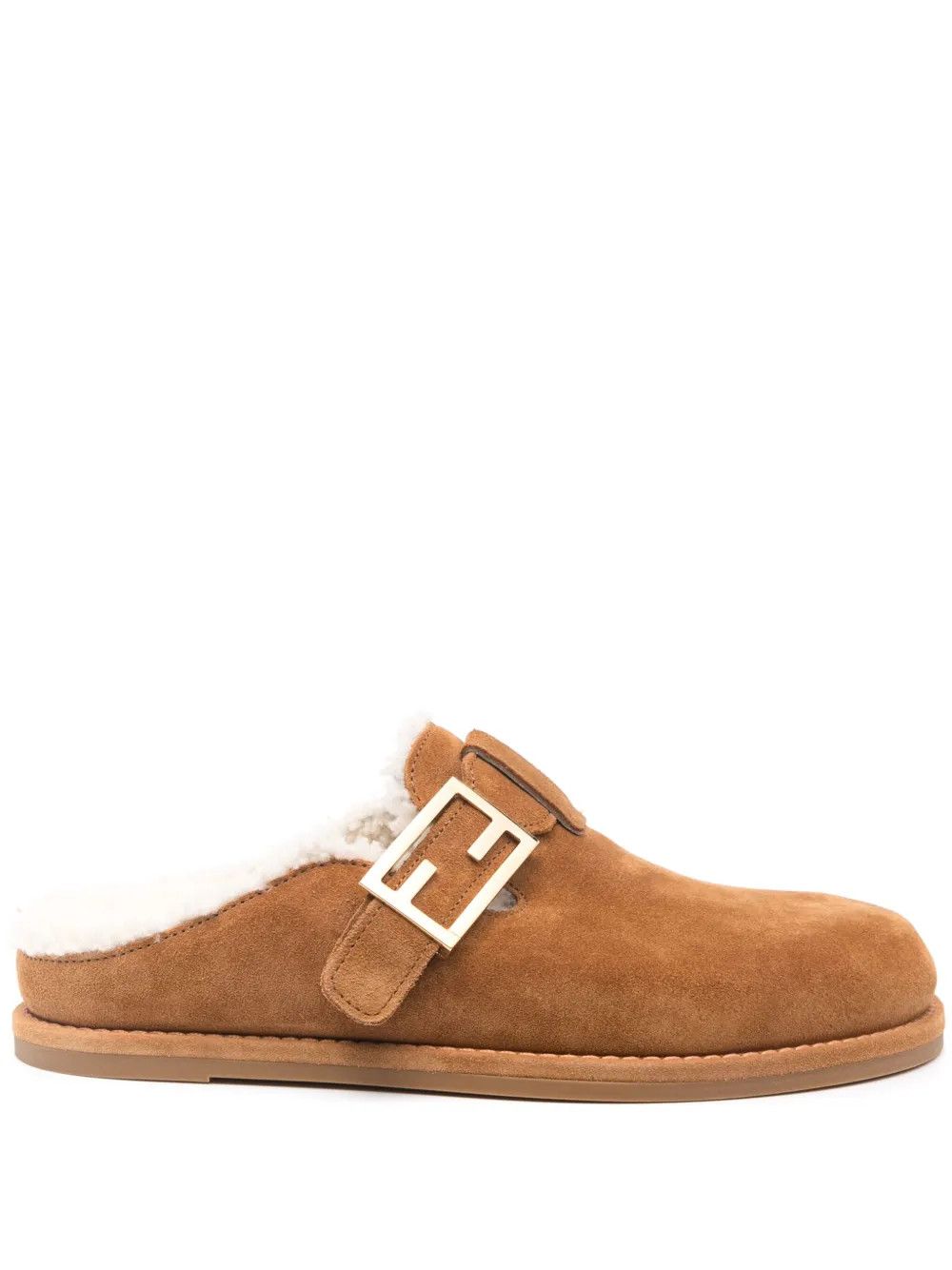 Fendi o1s1wg110226 Feel Mules in Brown Size US 6 / IT 36 - 1 Thumbnail