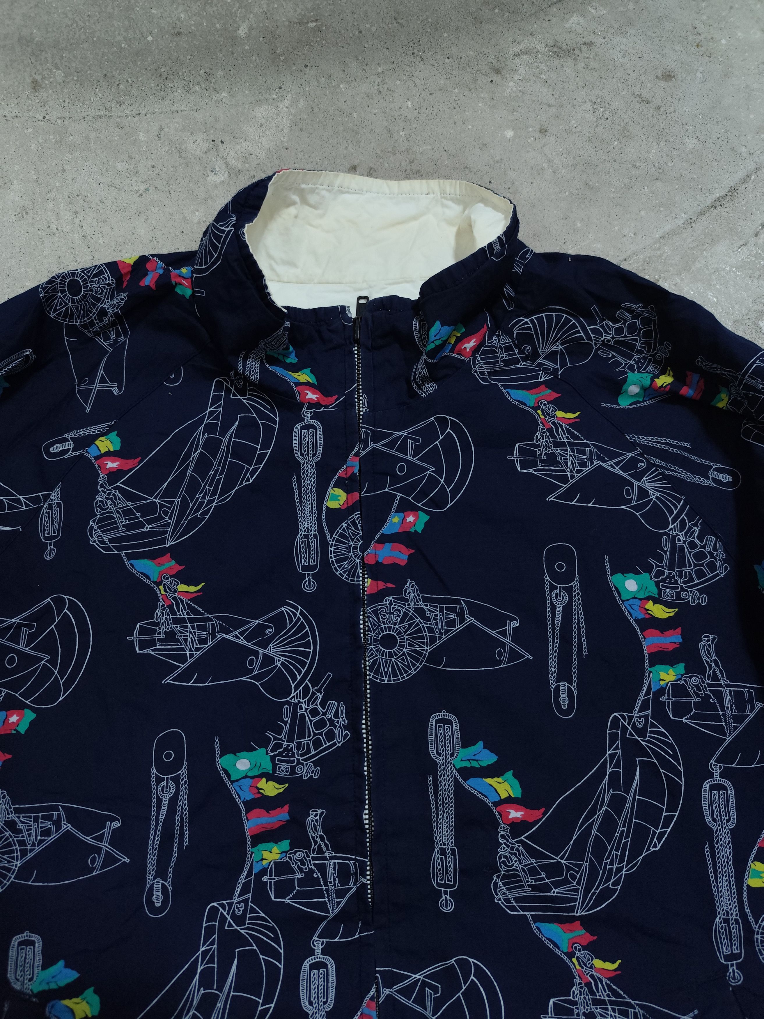 Nautica VINTAGE NAUTICA REVERSIBLE JACKET YACHT CLUB Size US XL / EU 56 / 4 - 4 Thumbnail
