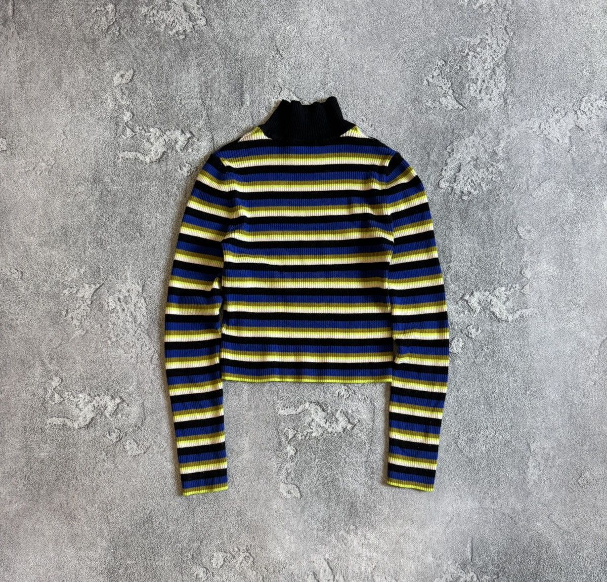 Kangol Kangol x H&M striped turtleneck sweater pullover jumper Size S / US 4 / IT 40 - 7 Thumbnail