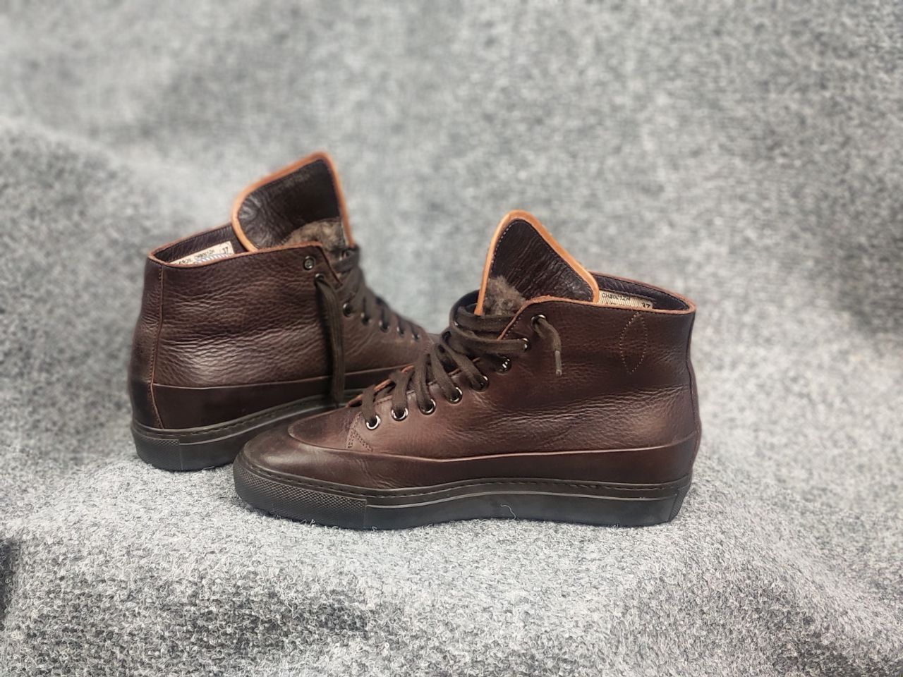 Other Benci Brothers scrambler Fur brown leather boots Sneakers Size US 8 / IT 38 - 14 Thumbnail