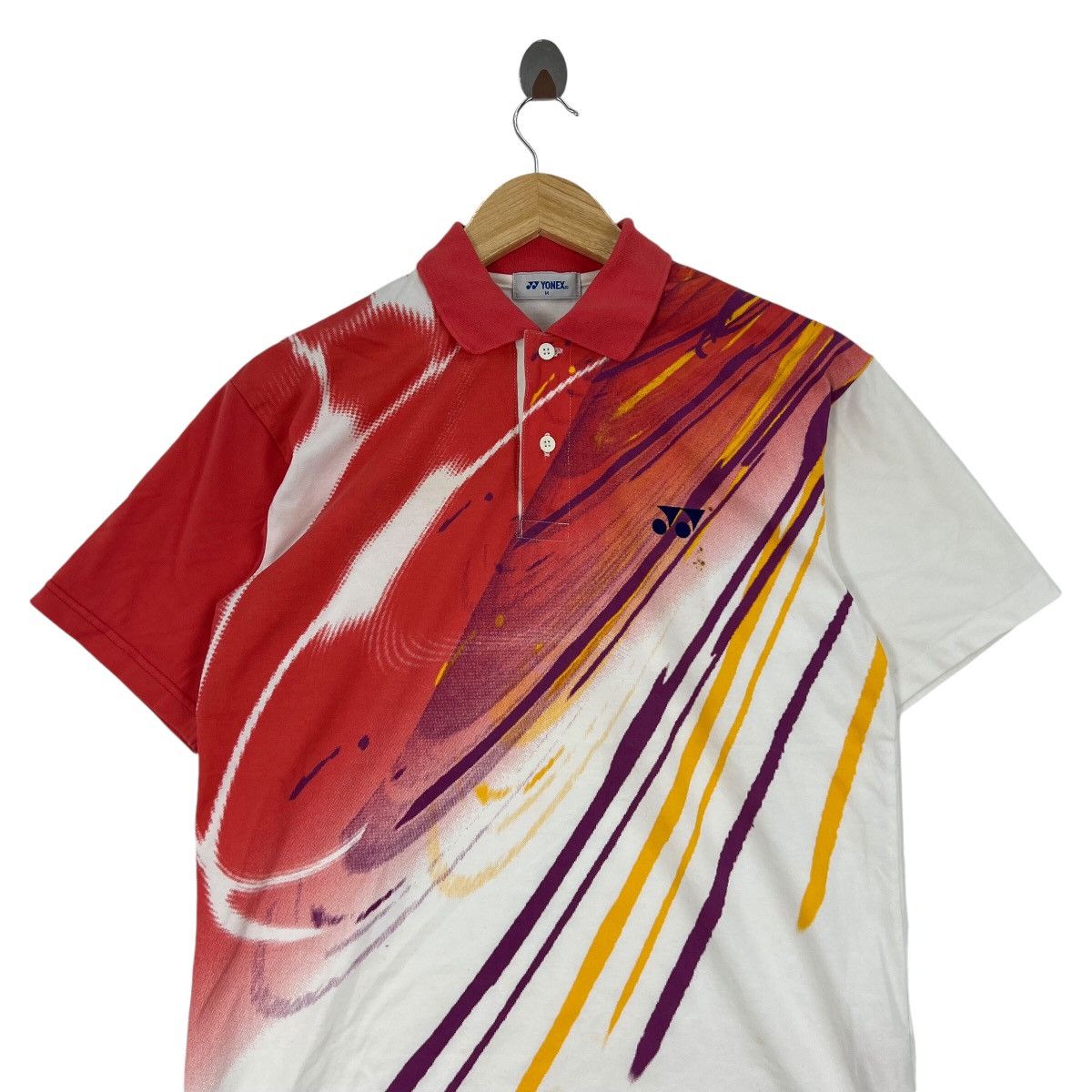 Vintage Vintage 90s YONEX JASPO BADMINTON Official Polo Shirt Size US M / EU 48-50 / 2 - 2 Thumbnail