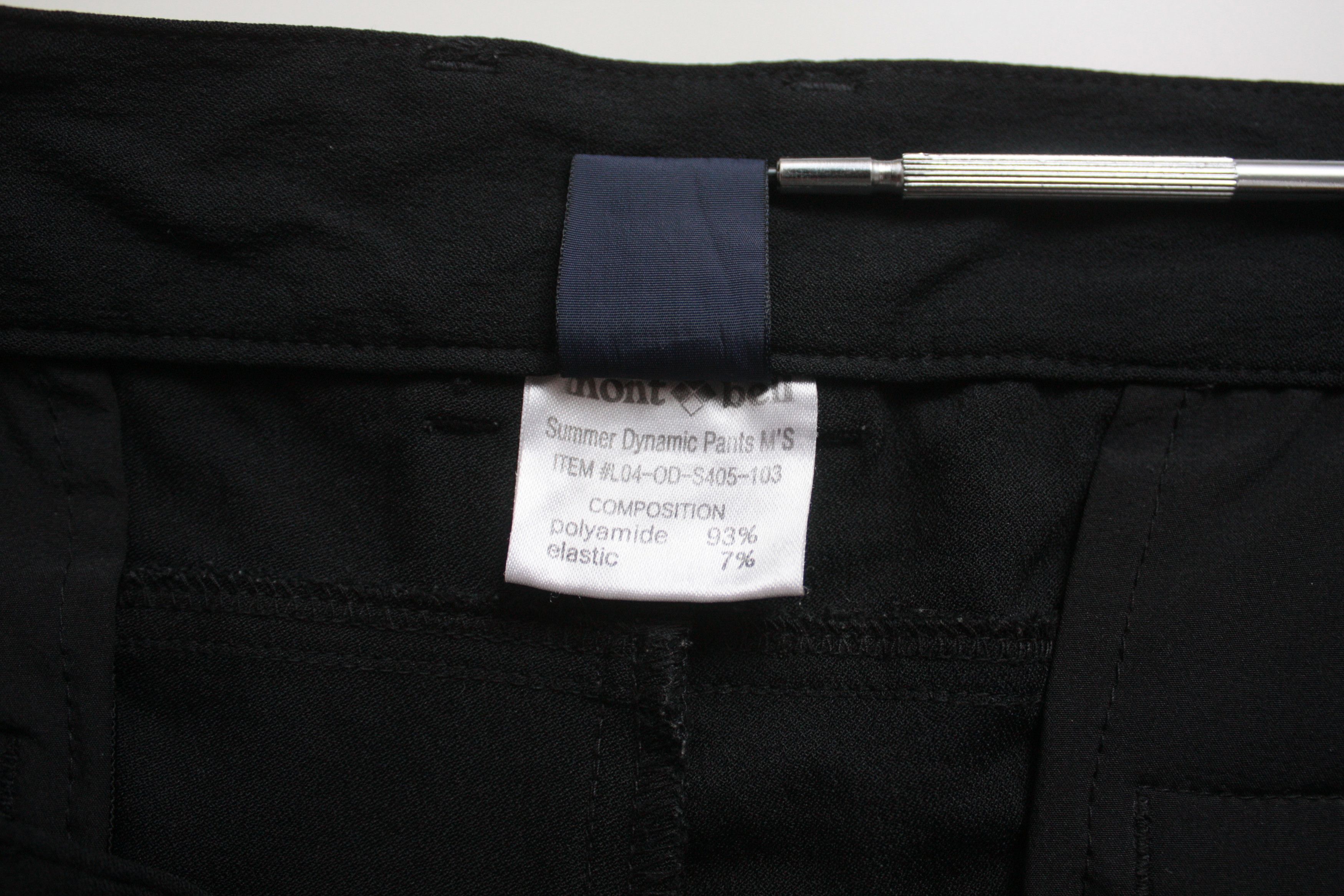 Montbell Montbell Black Softshell Lightweight Pants Men's Size US 36 / EU 52 - 9 Thumbnail
