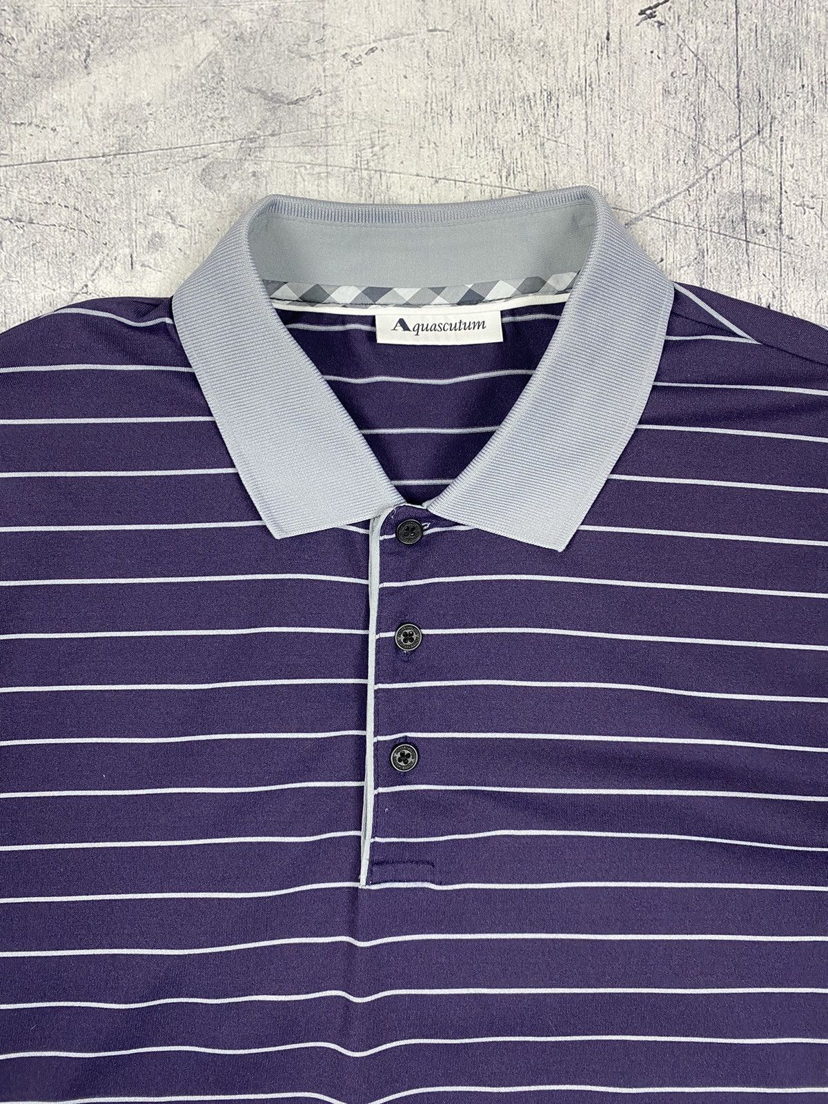 Aquascutum Vintage Aquascutum Designer Striped Polo Shirt Size US M / EU 48-50 / 2 - 5 Thumbnail