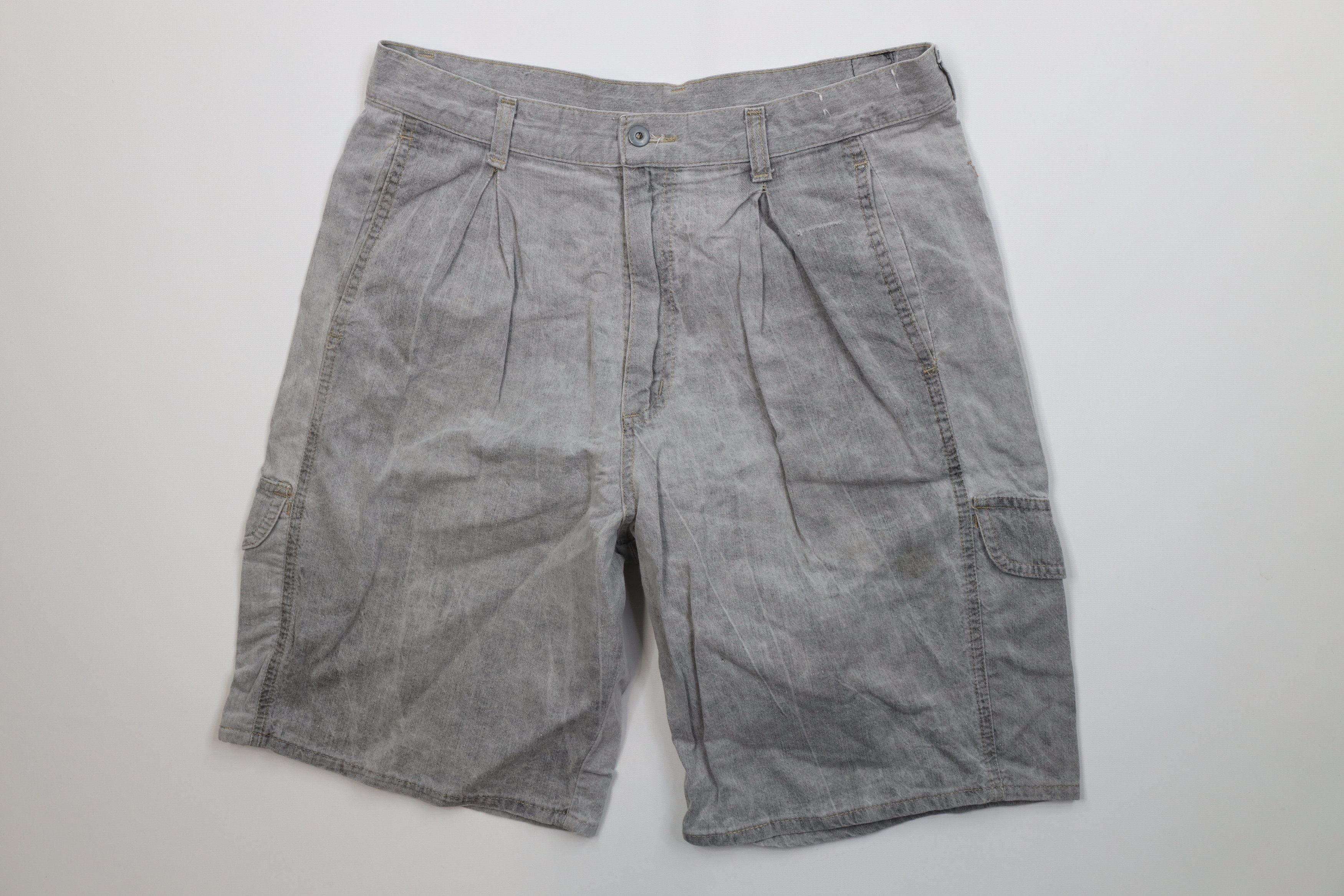 Ocean Pacific Vintage 70s 80s Ocean Pacific Wash Surf Cargo Shorts USA Size US 34 / EU 50 - 1 Thumbnail